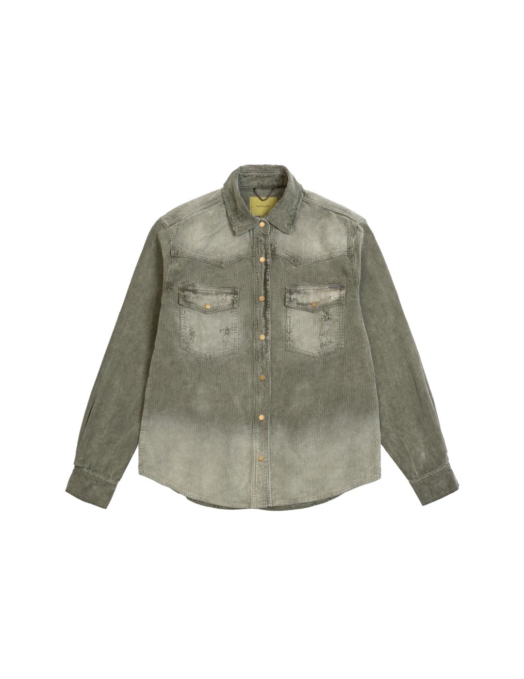 GIANNI SOBRECAMISA VERDE PANA