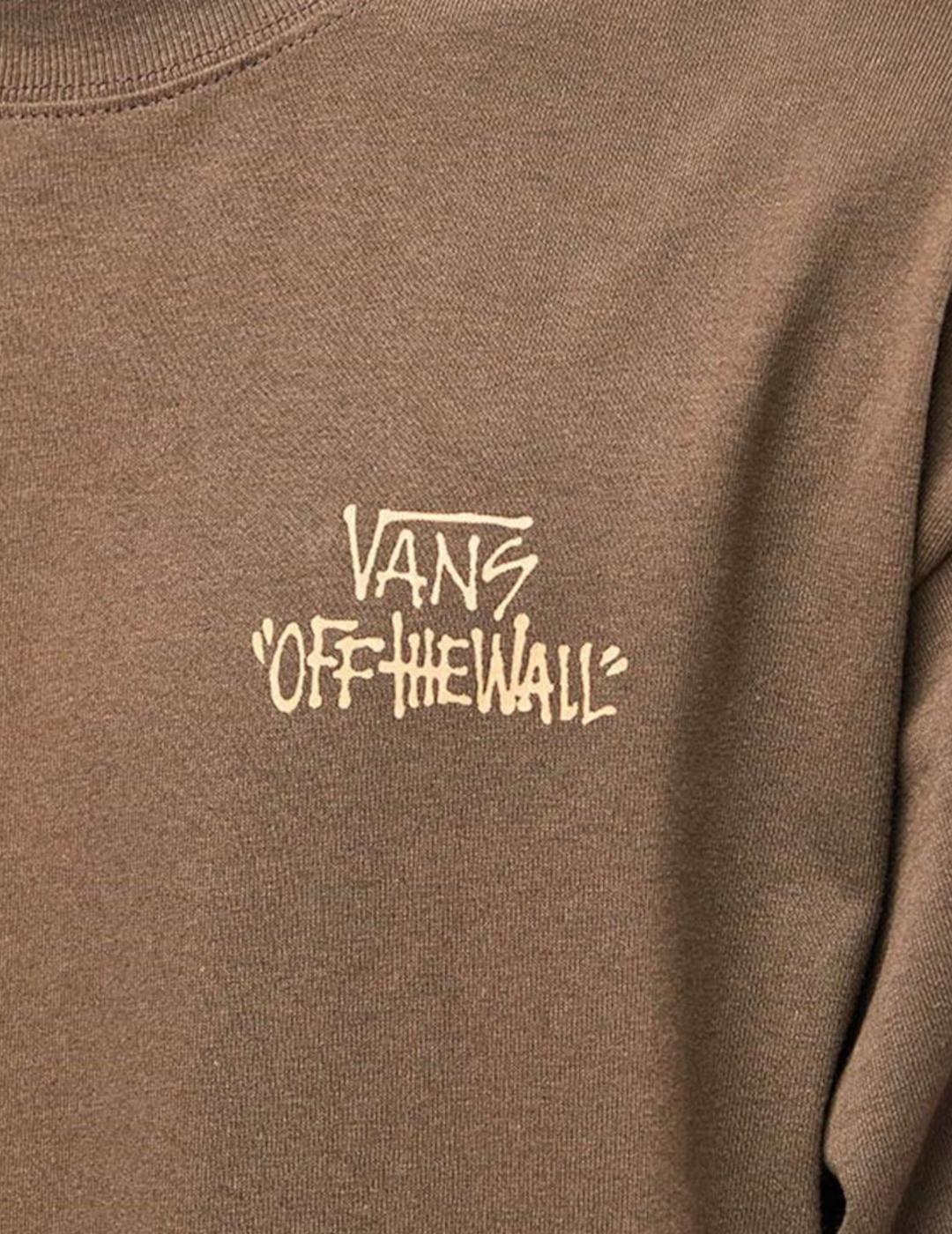 VANS CAMISETA MARRÓN STOMPER
