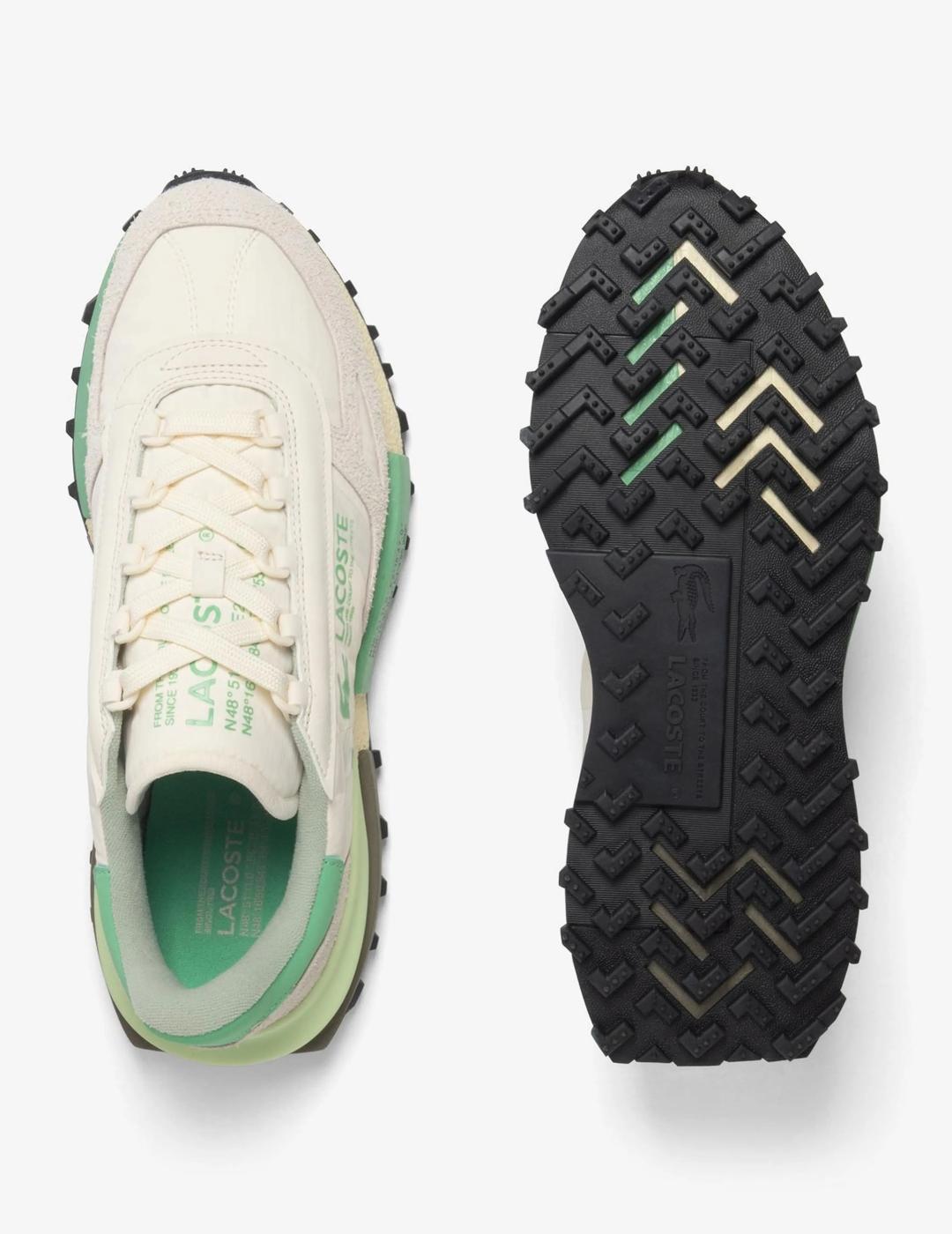 LACOSTE ZAPATILLA ELITE ACTIVE 22 WHITE GREEN