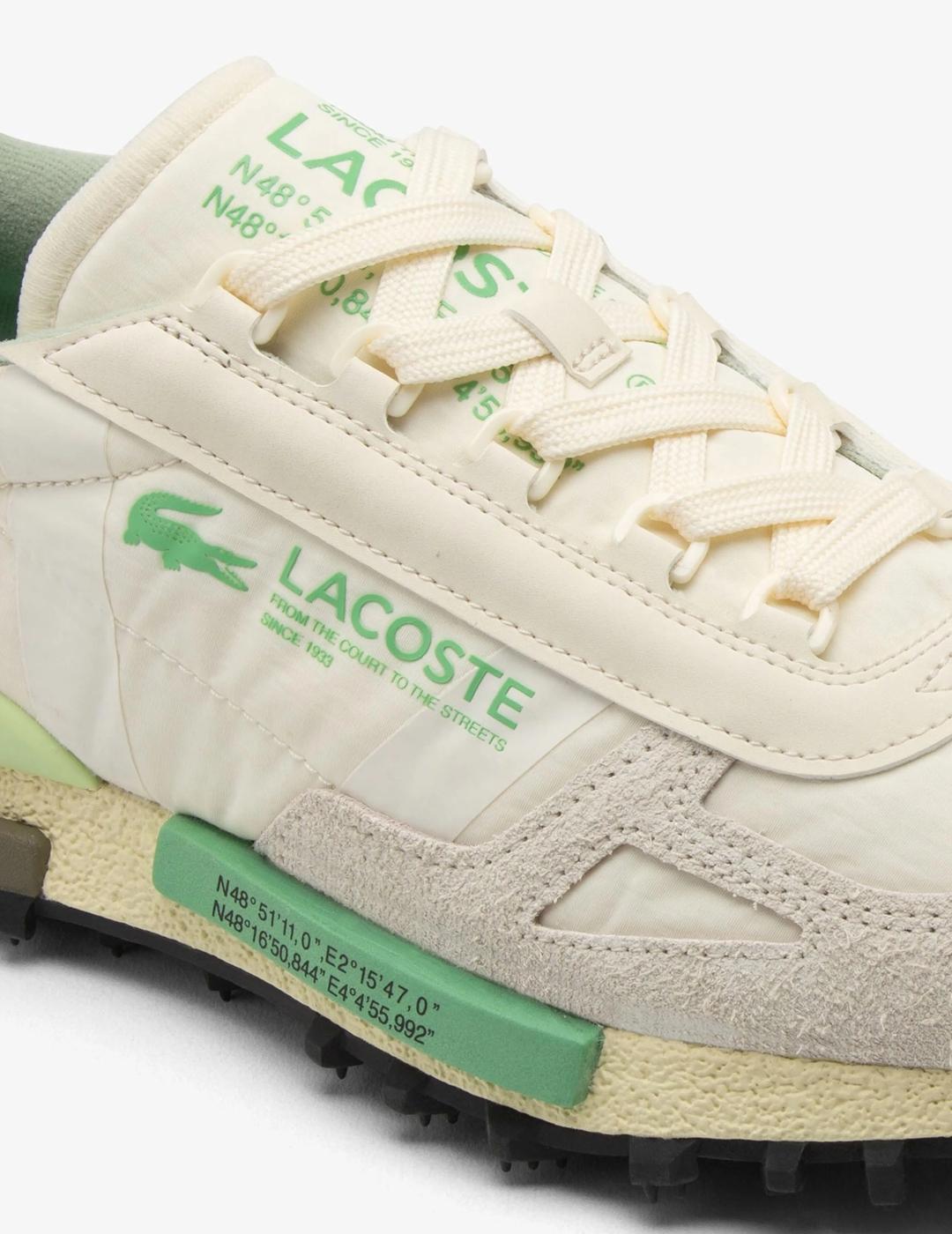 LACOSTE ZAPATILLA ELITE ACTIVE 22 WHITE GREEN