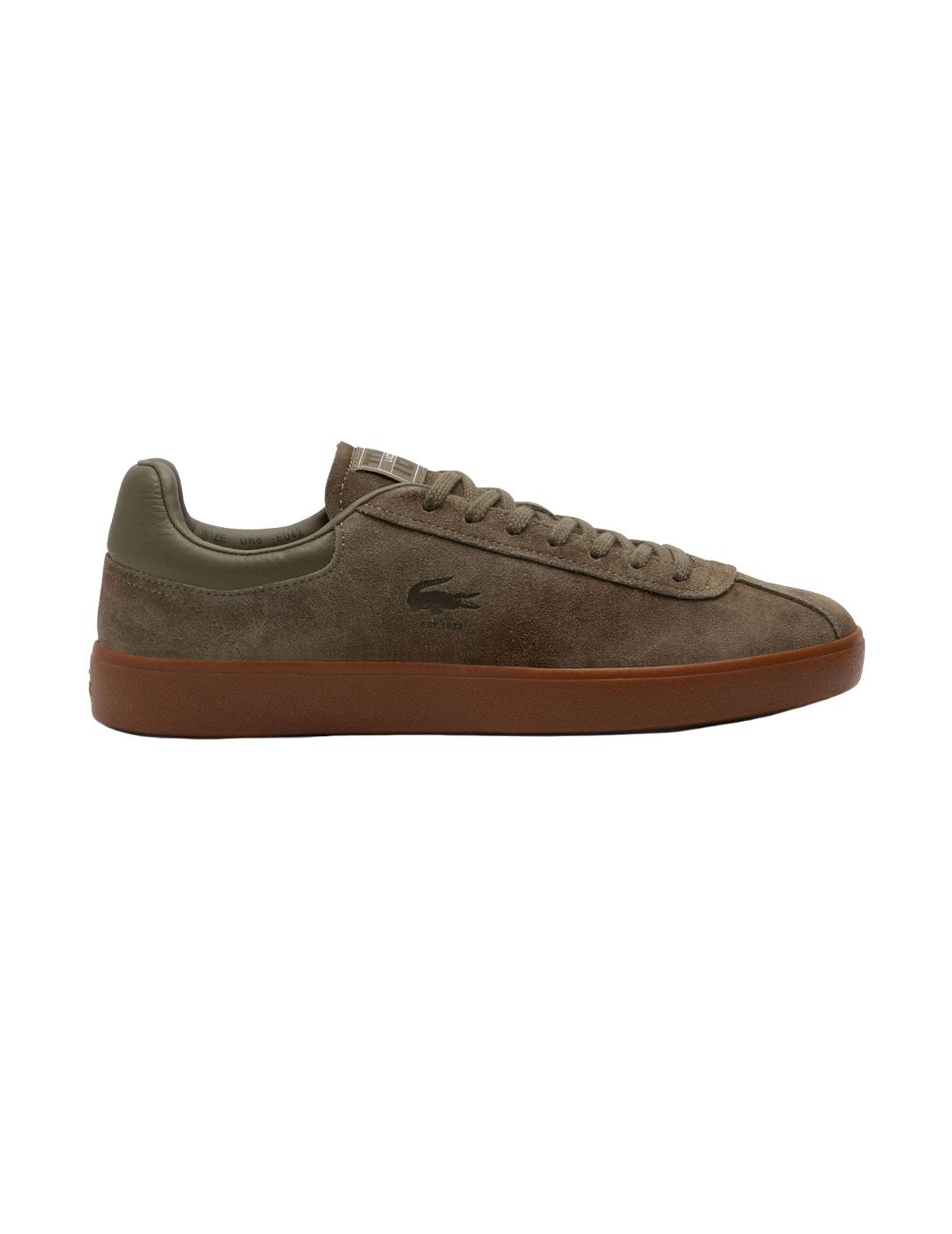 LACOSTE ZAPATILLA BASESHOT 225 KHAKI GUM