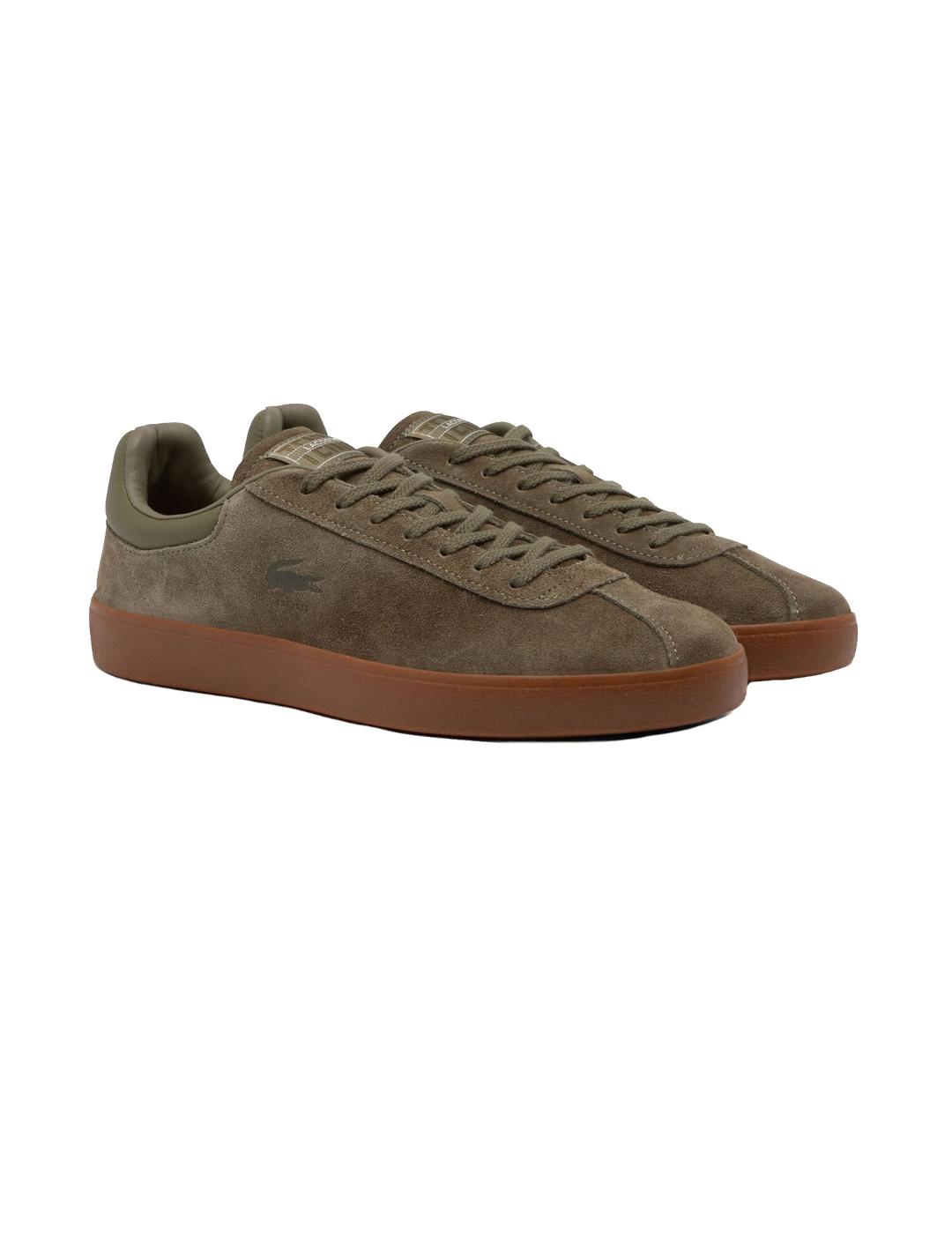 LACOSTE ZAPATILLA BASESHOT 225 KHAKI GUM