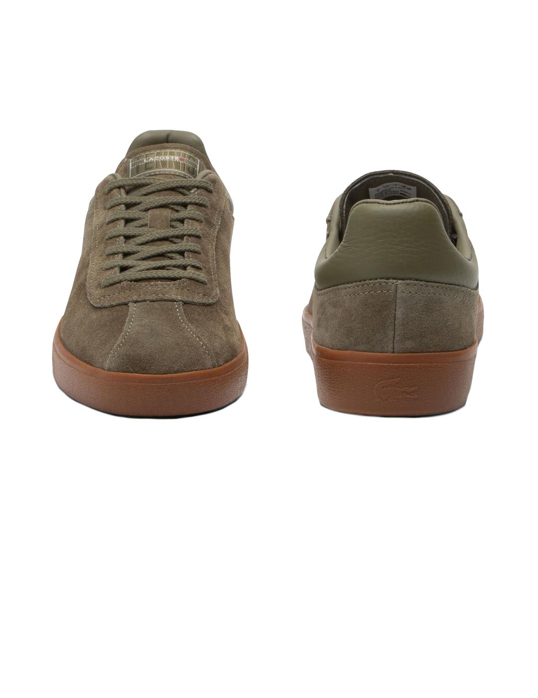 LACOSTE ZAPATILLA BASESHOT 225 KHAKI GUM