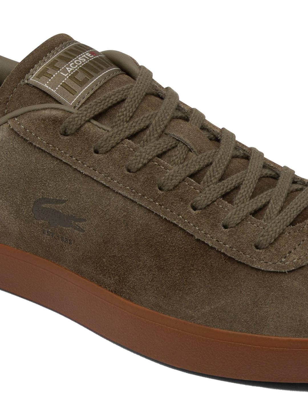LACOSTE ZAPATILLA BASESHOT 225 KHAKI GUM