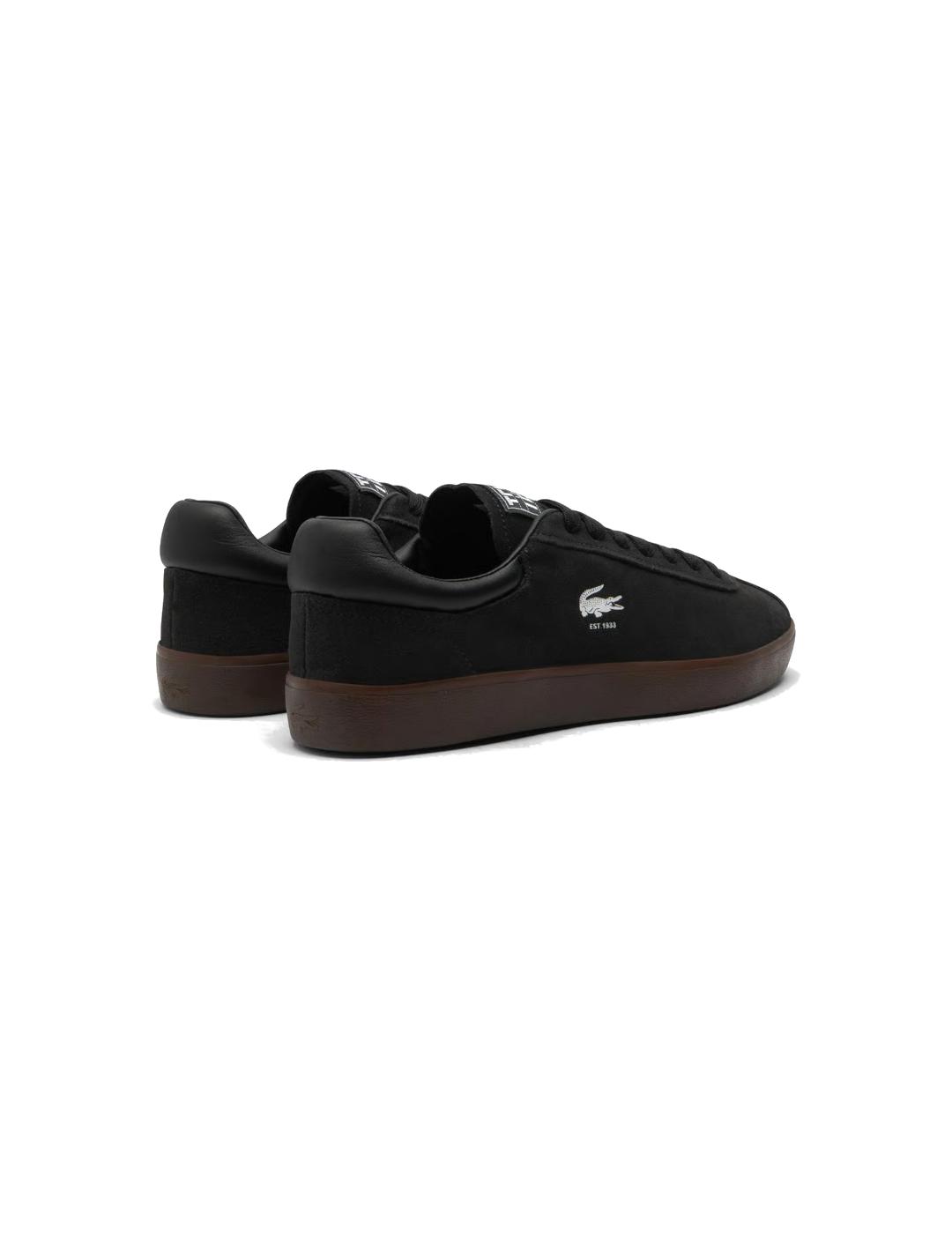LACOSTE ZAPATILLA BASESHOT BLACK DARK GUM