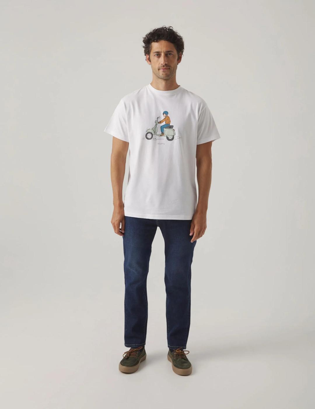 SCOTTA CAMISETA BLANCA COMIC