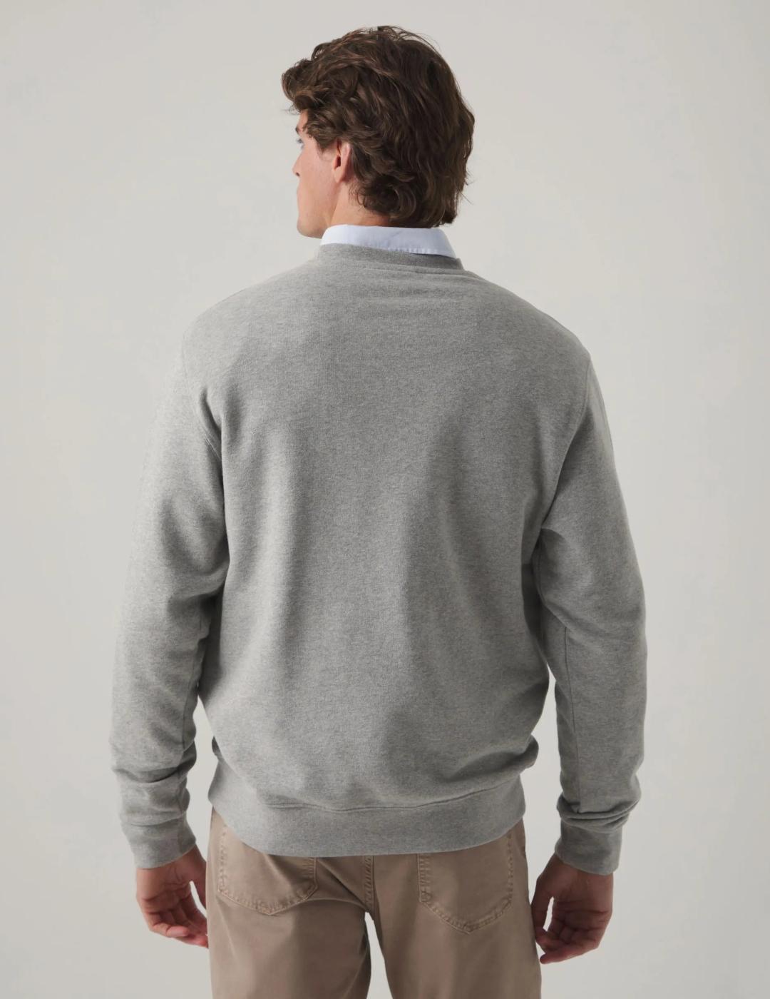 SCOTTA SUDADERA GRIS LOGO