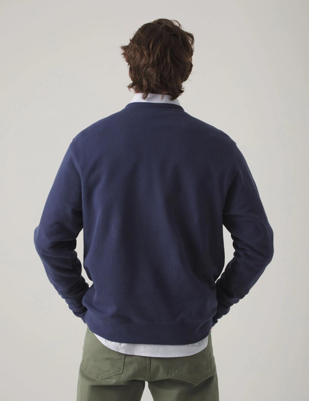 SCOTTA SUDADERA MARINO LOGO