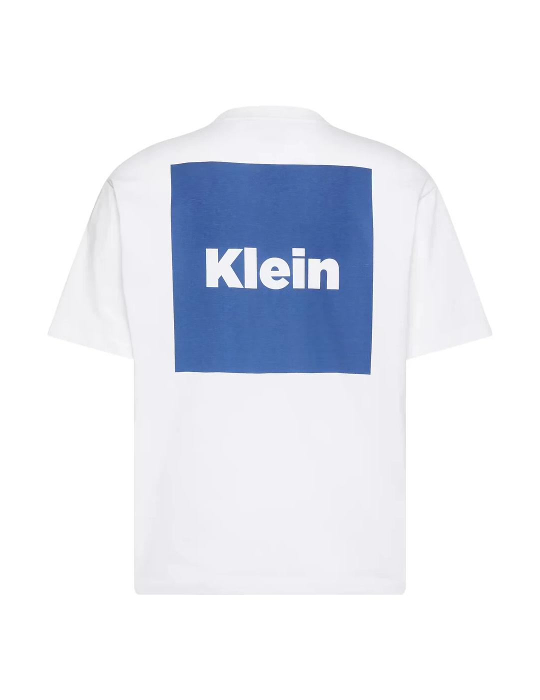 CALVIN KLEIN CAMISETA BLANCA AZUL KLEIN