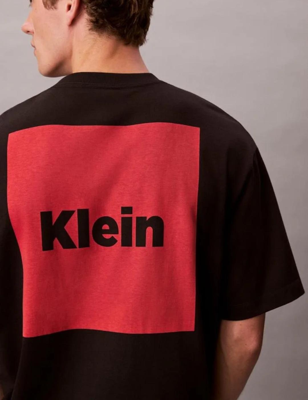 CALVIN KLEIN CAMISETA NEGRO ROJO