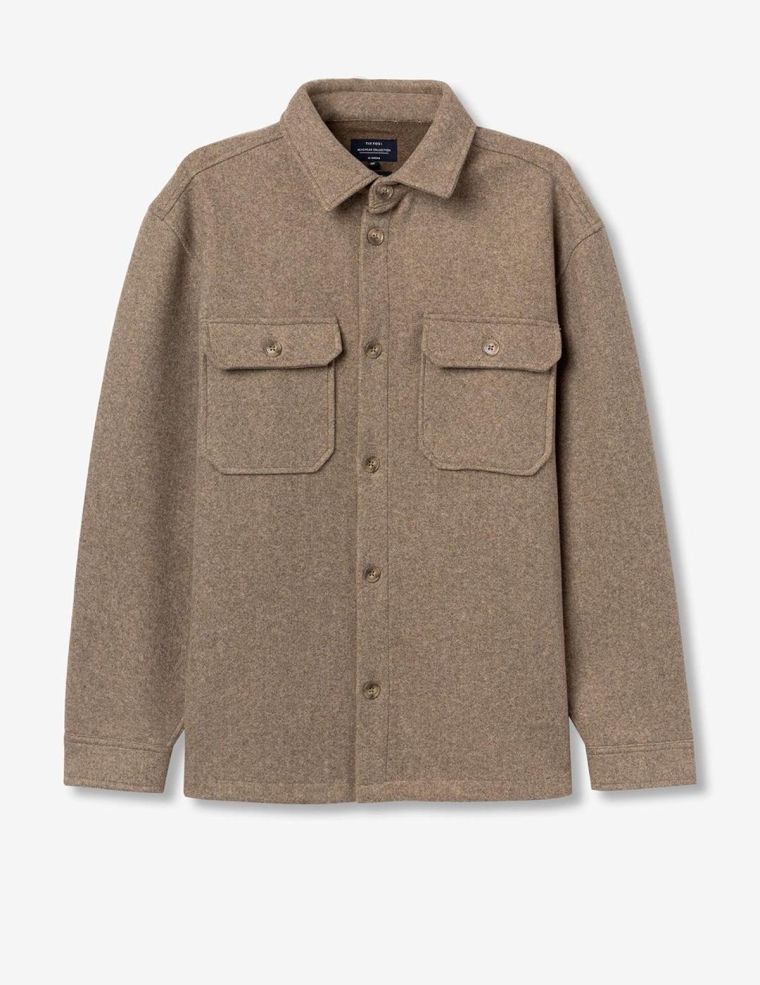 TIFFOSI ABRIGO CORTO BEIGE COLLIN