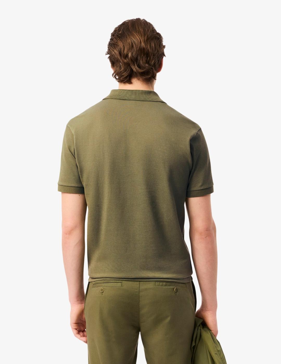 LACOSTE POLO VERDE KAKI CLASSIC FIT