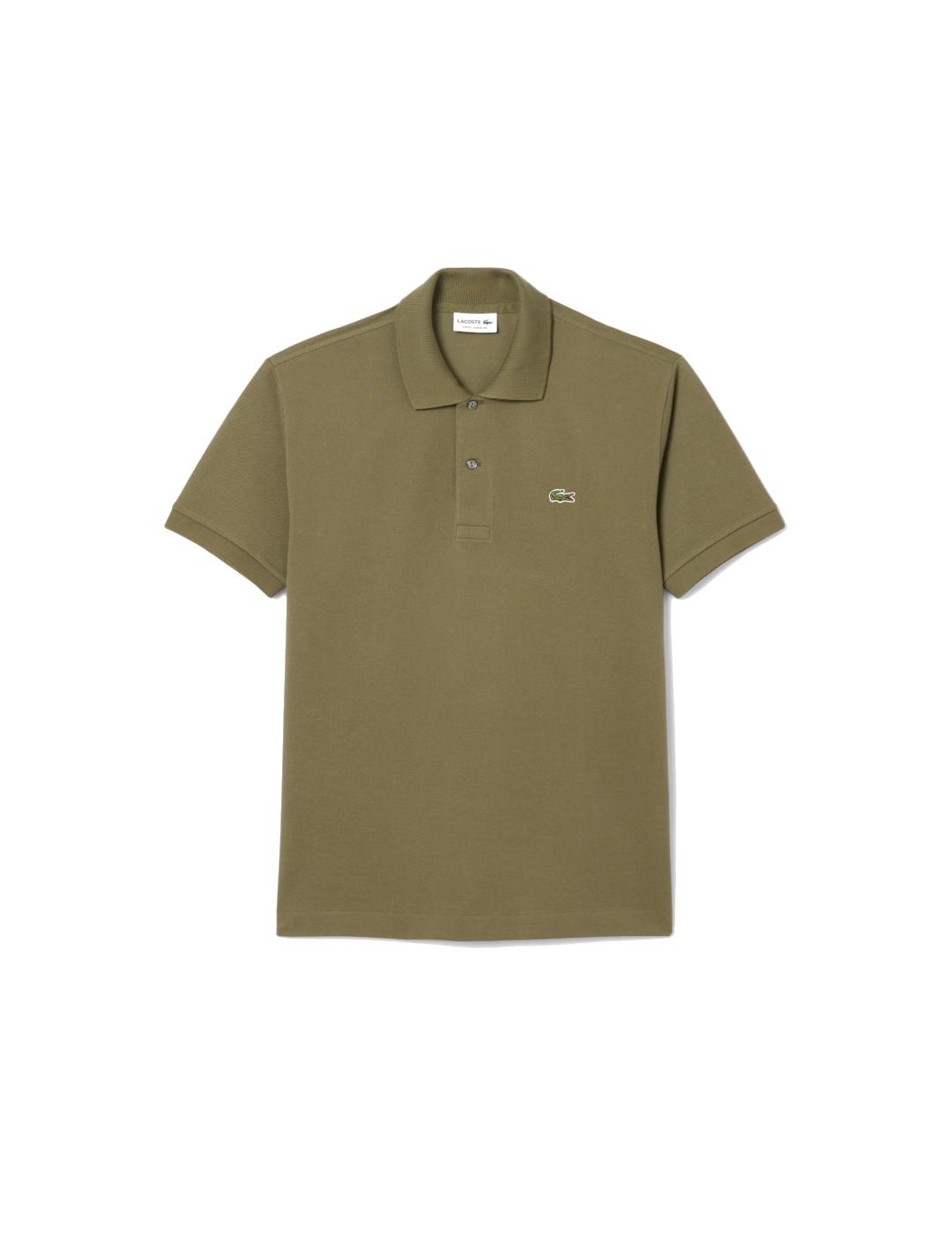 LACOSTE POLO VERDE KAKI CLASSIC FIT