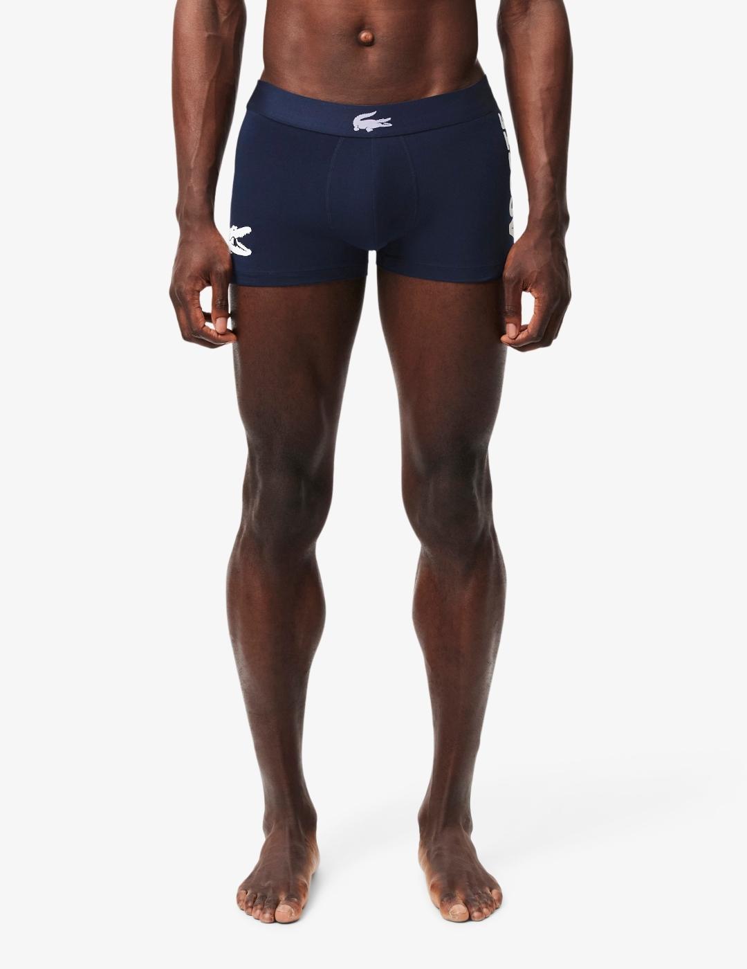 LACOSTE PACK3 CALZONCILLOS AZUL COCODRILO