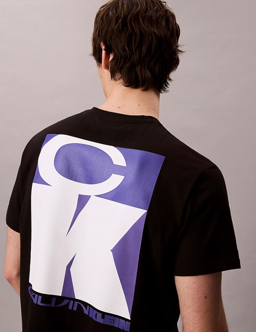 CALVIN KLEIN CAMISETA NEGRA STACK