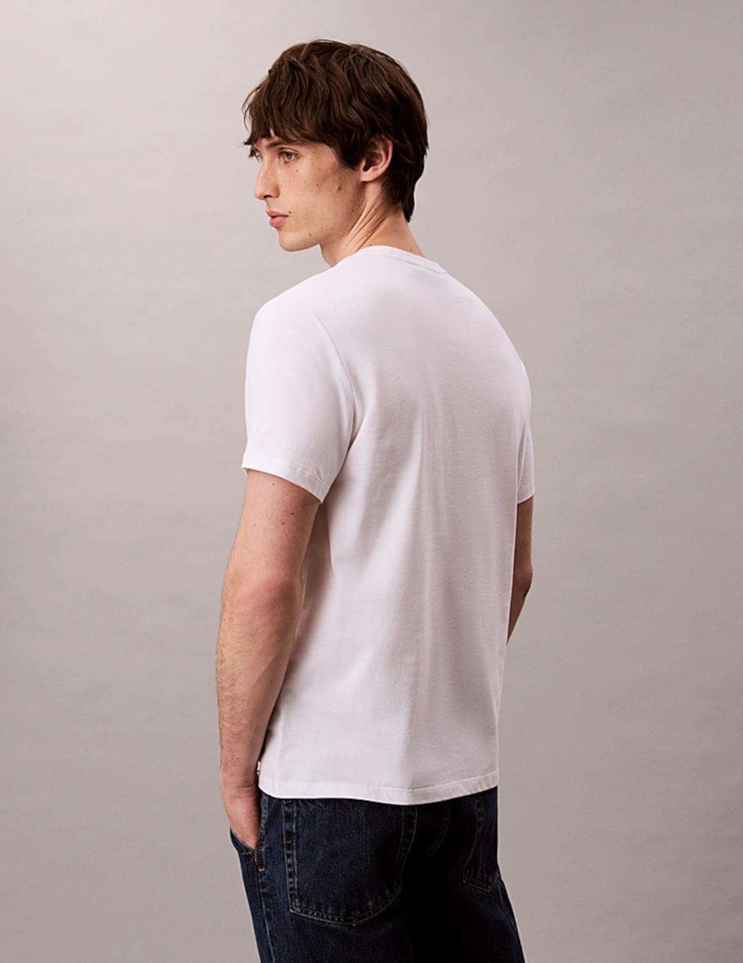 CALVIN KLEIN CAMISETA BLANCA FLAGSHIP