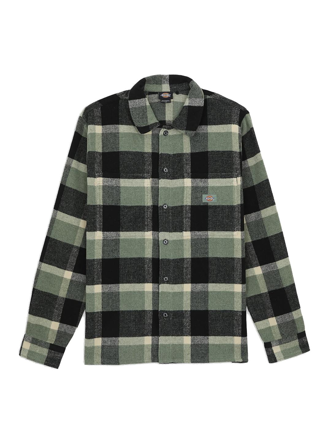 DICKIES CAMISA CUADROS VERDE COALING PLAID