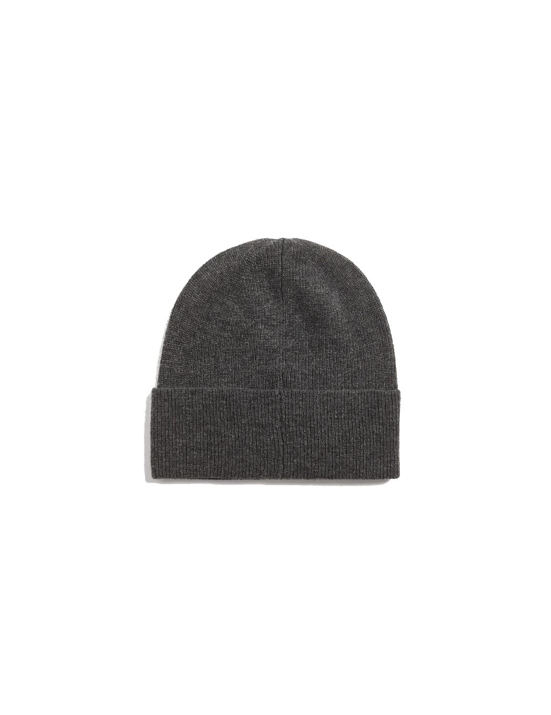 LYLE&SCOTT GORRO GRIS OSCURO LANA
