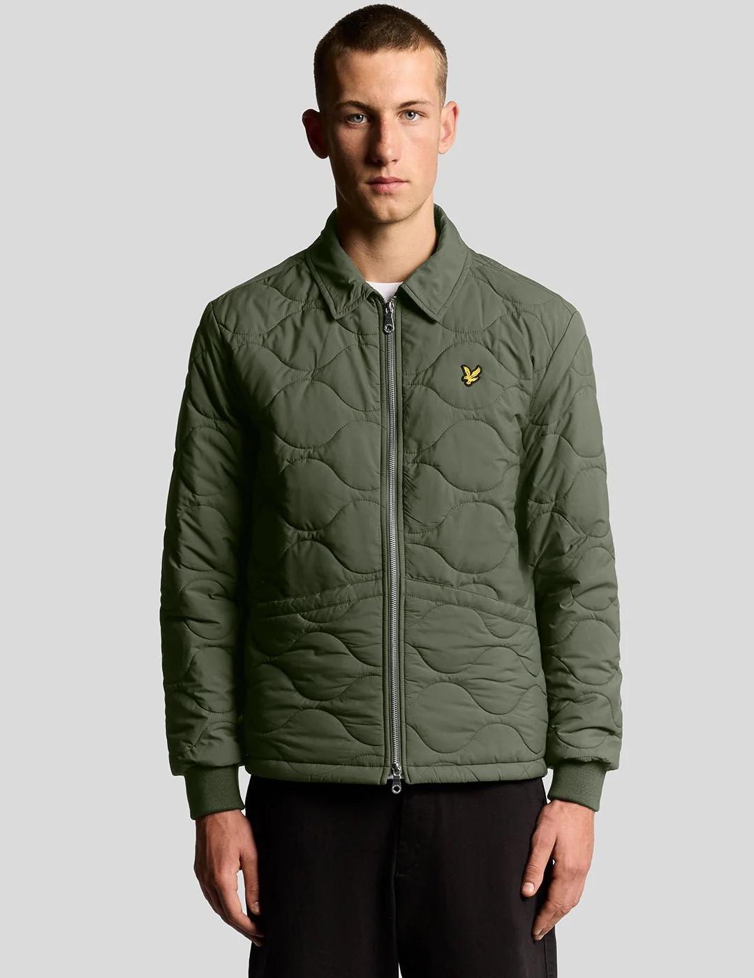 LYLE&SCOTT CHAQUETA VERDE QUILTED WATERPROF