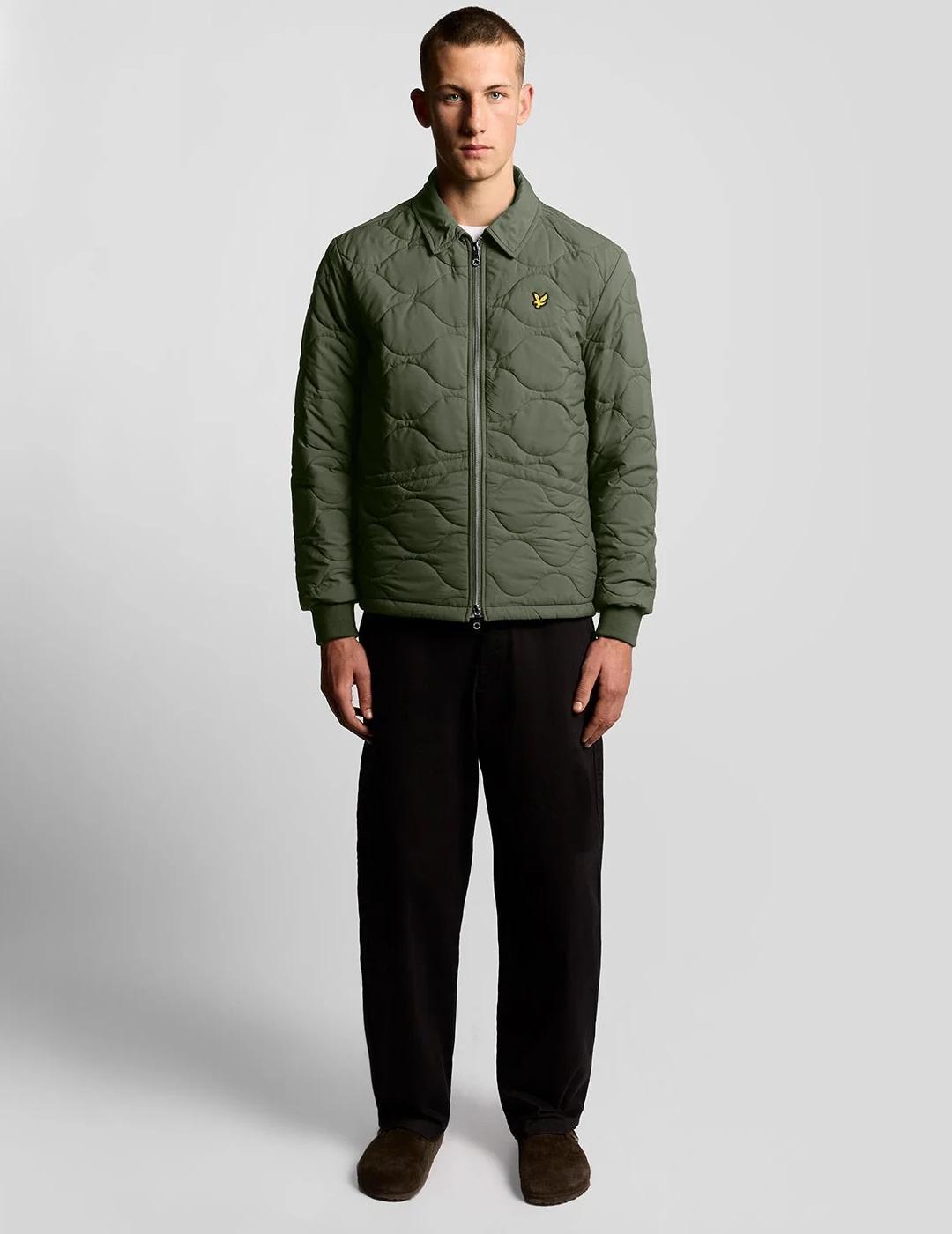 LYLE&SCOTT CHAQUETA VERDE QUILTED WATERPROF