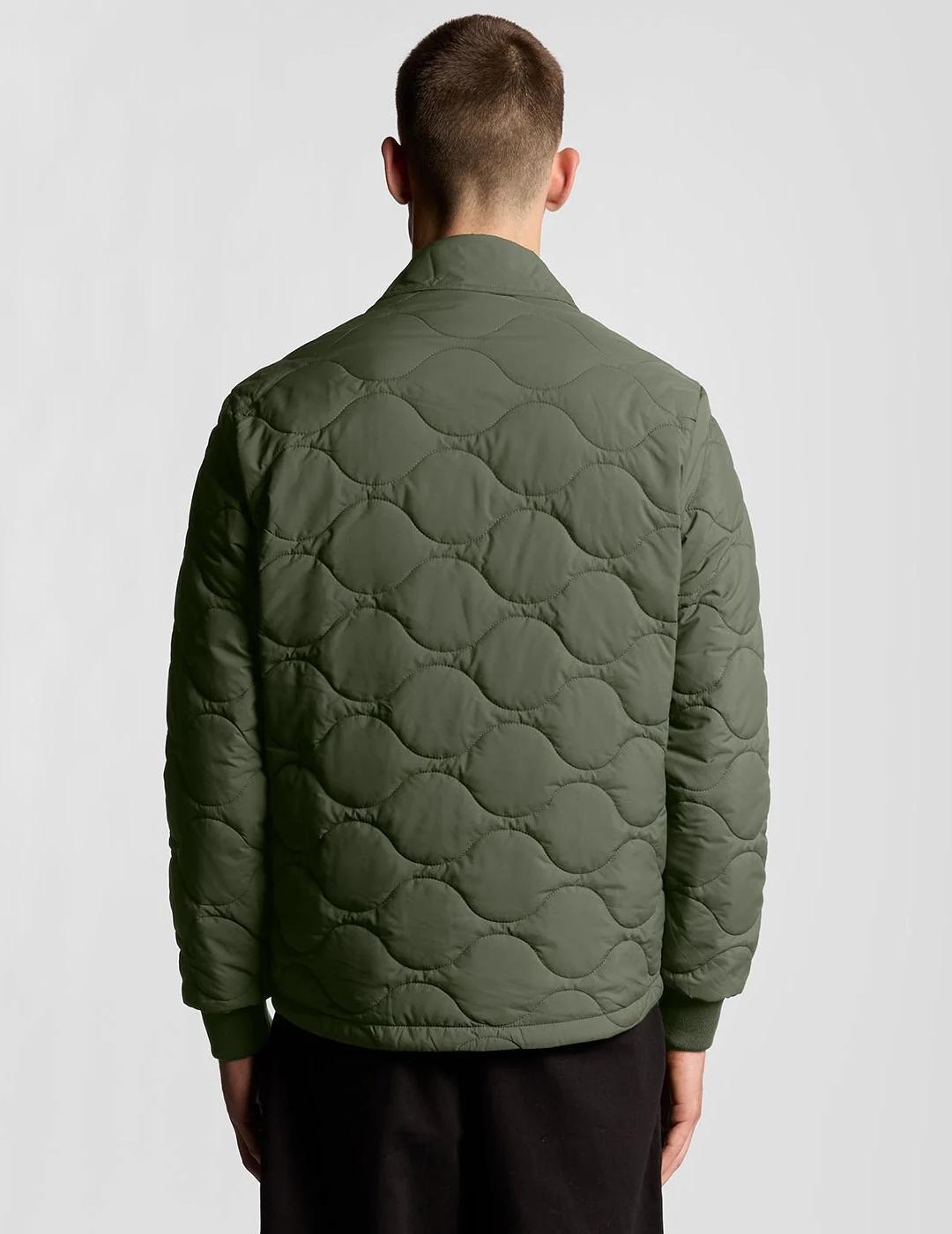 LYLE&SCOTT CHAQUETA VERDE QUILTED WATERPROF