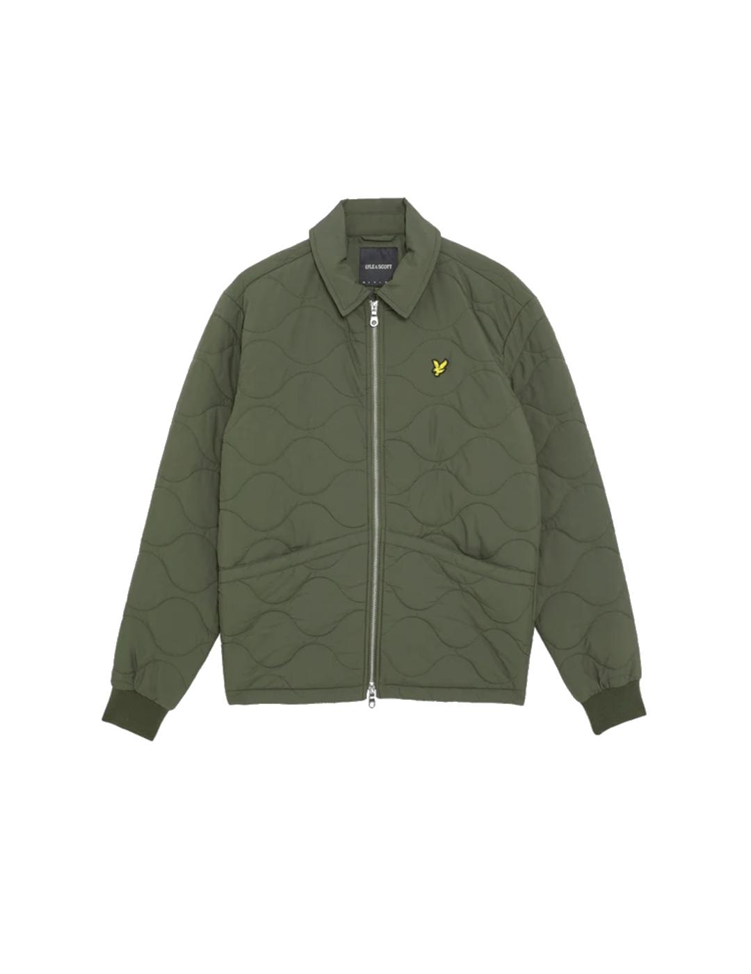 LYLE&SCOTT CHAQUETA VERDE QUILTED WATERPROF