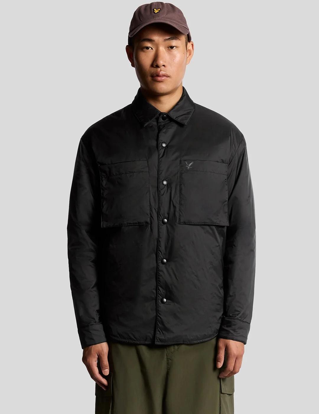 LYLE&SCOTT CHAQUETA NEGRA INSULATED WATERPROOF