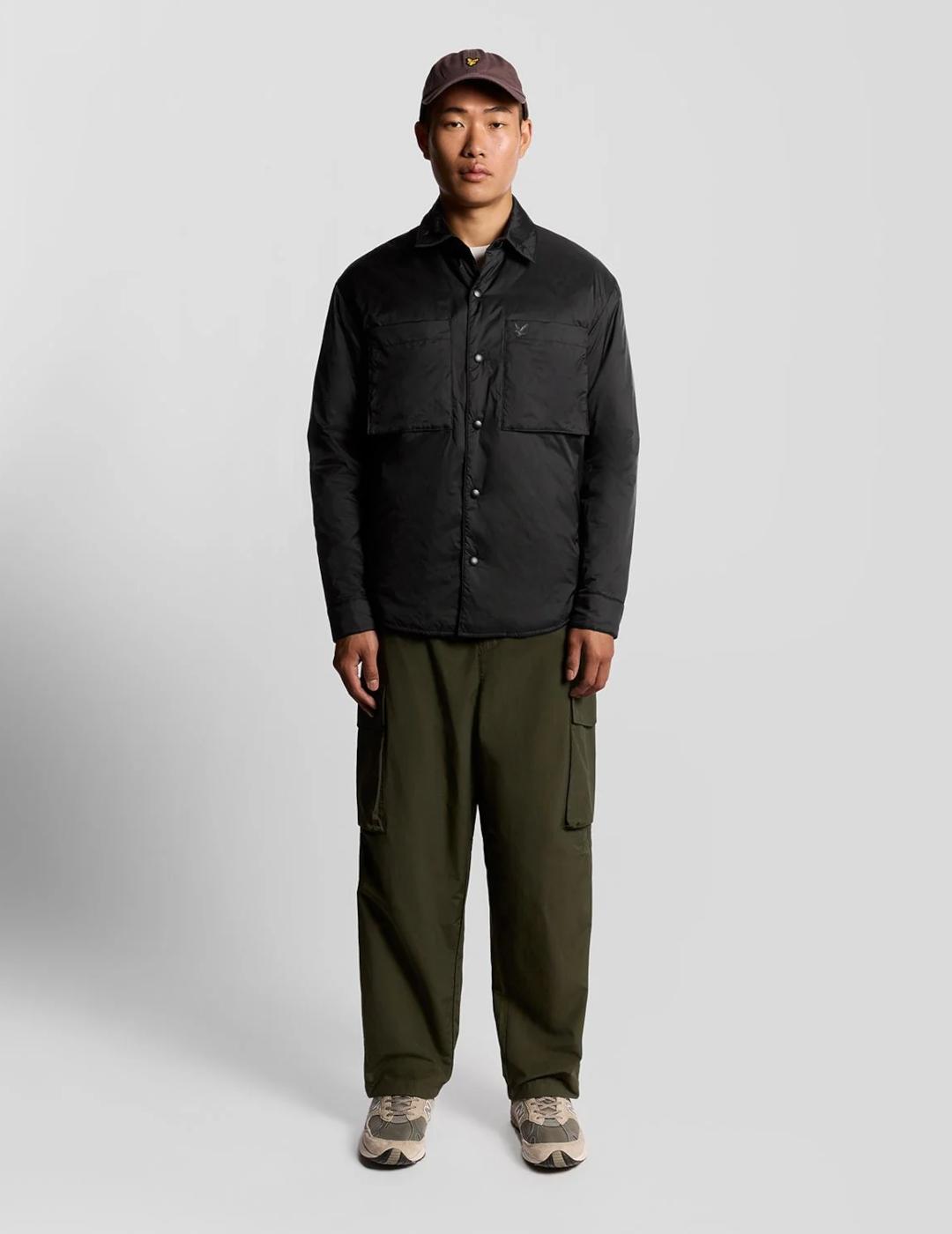 LYLE&SCOTT CHAQUETA NEGRA INSULATED WATERPROOF