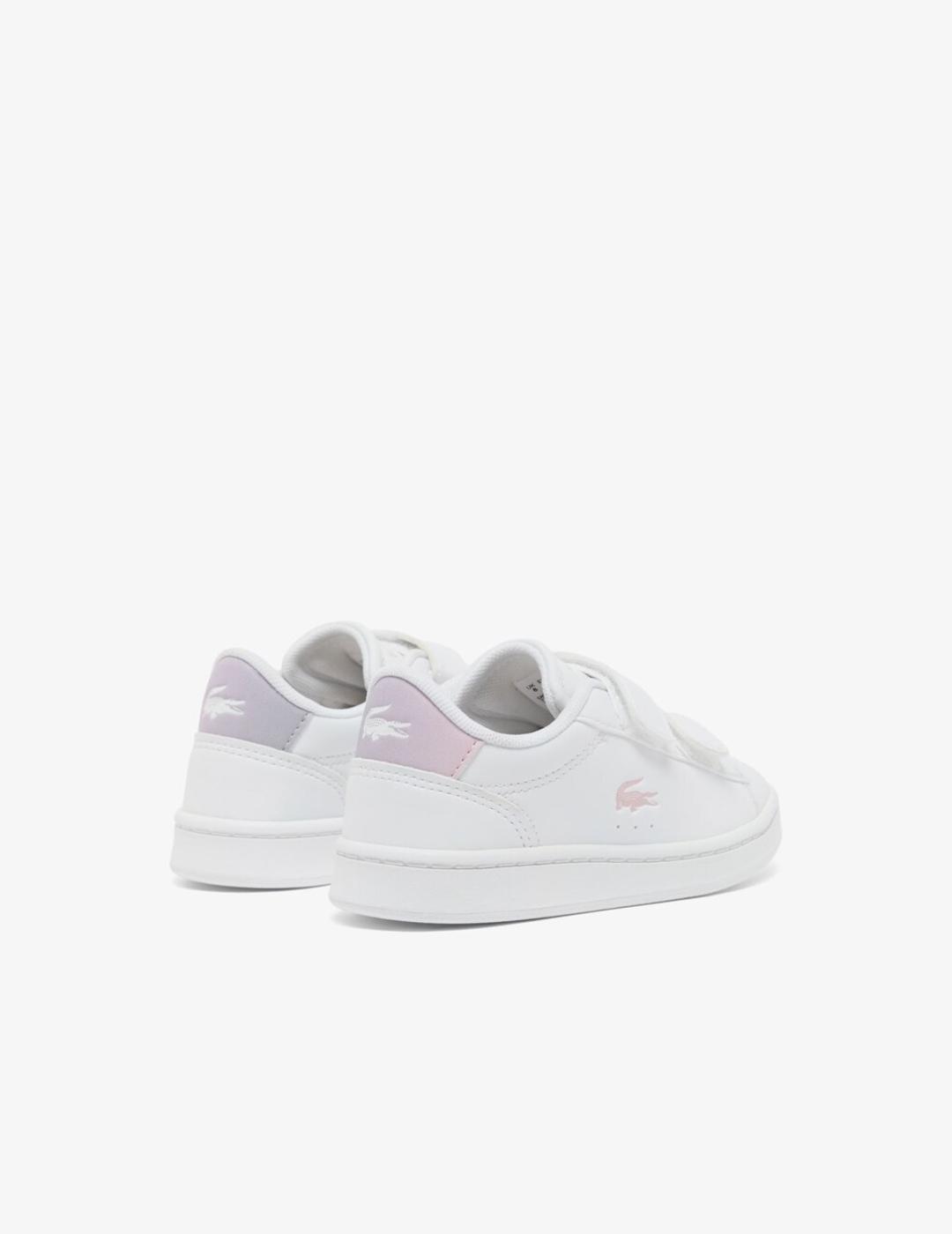 LACOSTE ZAPATILLA ROSA CARNABY SET 225