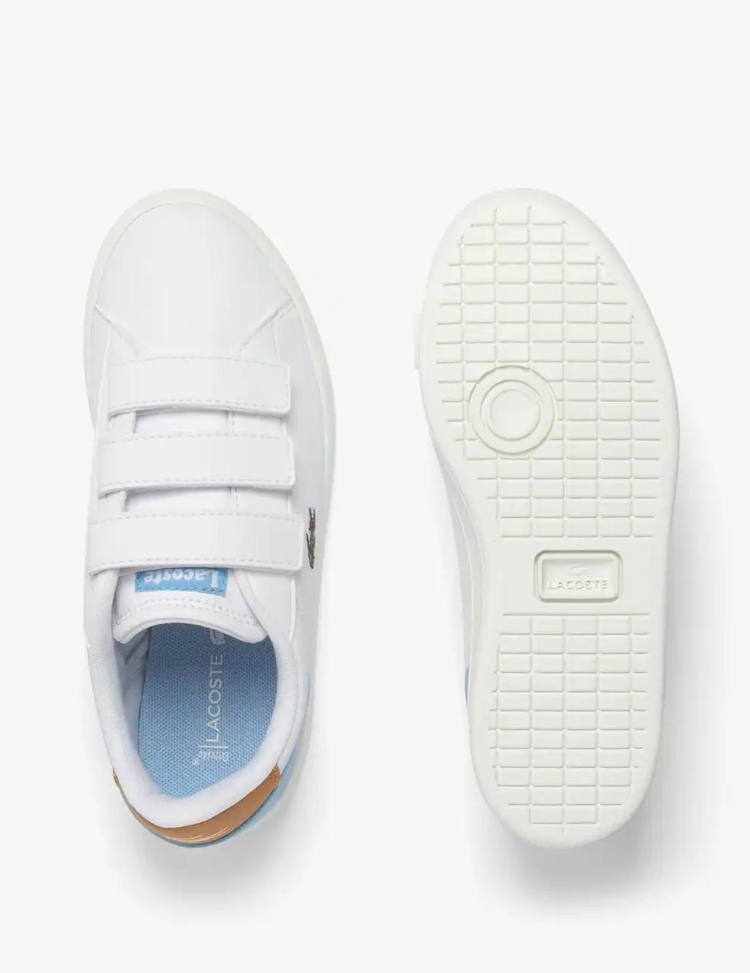 LACOSTE ZAPATILLA BLANCA CARNABY SET 225