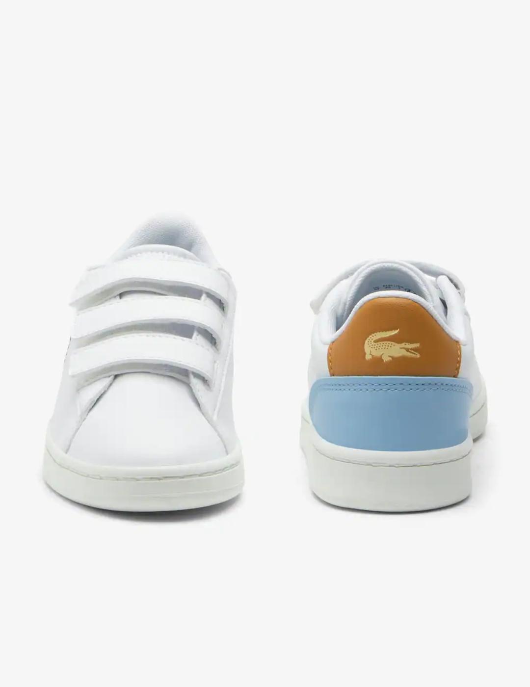 LACOSTE ZAPATILLA BLANCA CARNABY SET 225