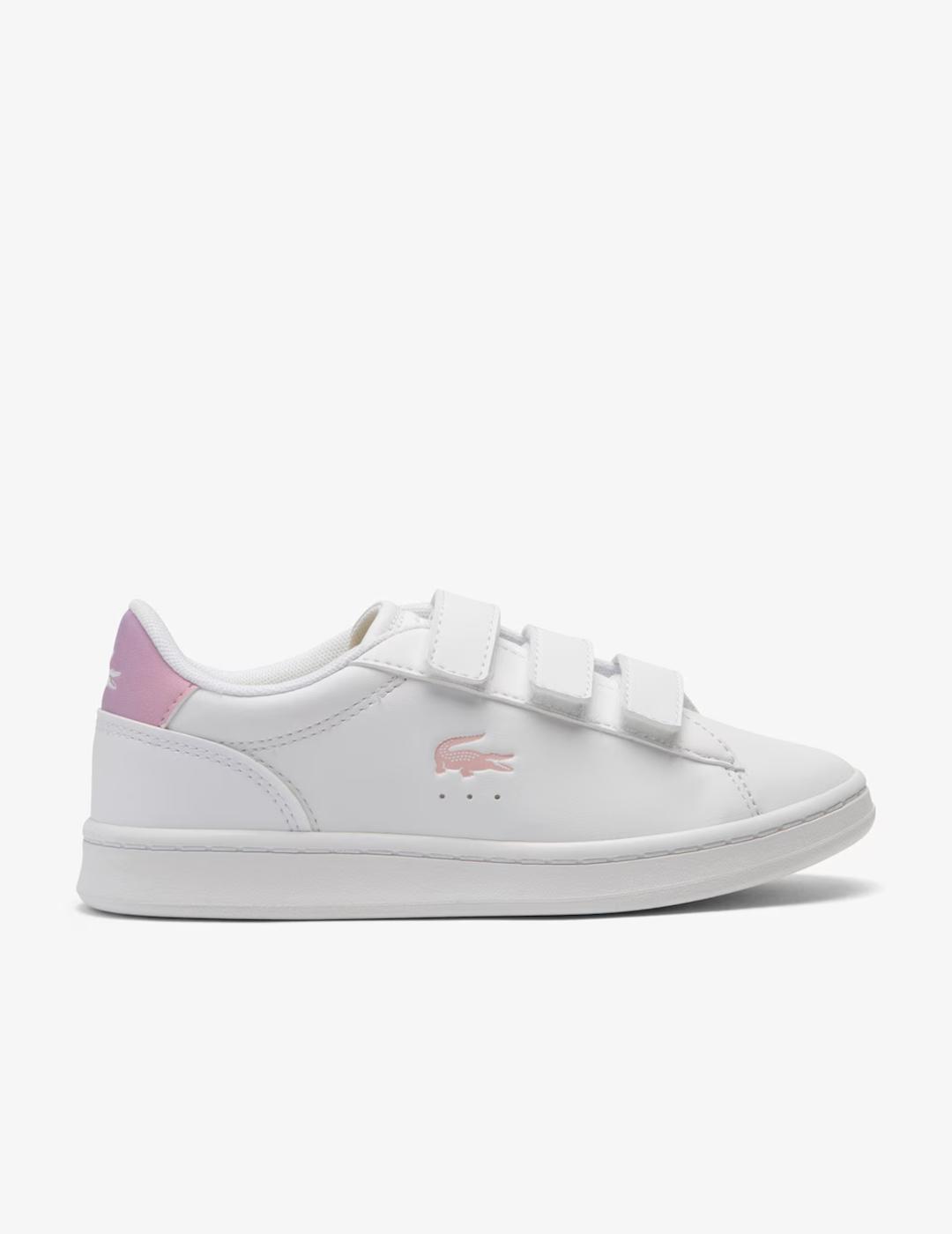 LACOSTE ZAPATILLA ROSA CARNABY SET 225