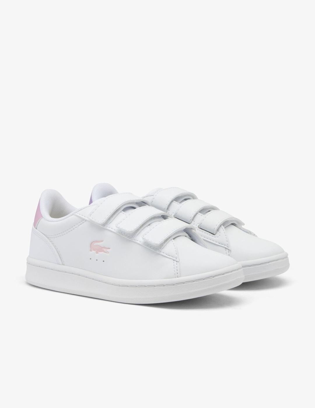 LACOSTE ZAPATILLA ROSA CARNABY SET 225