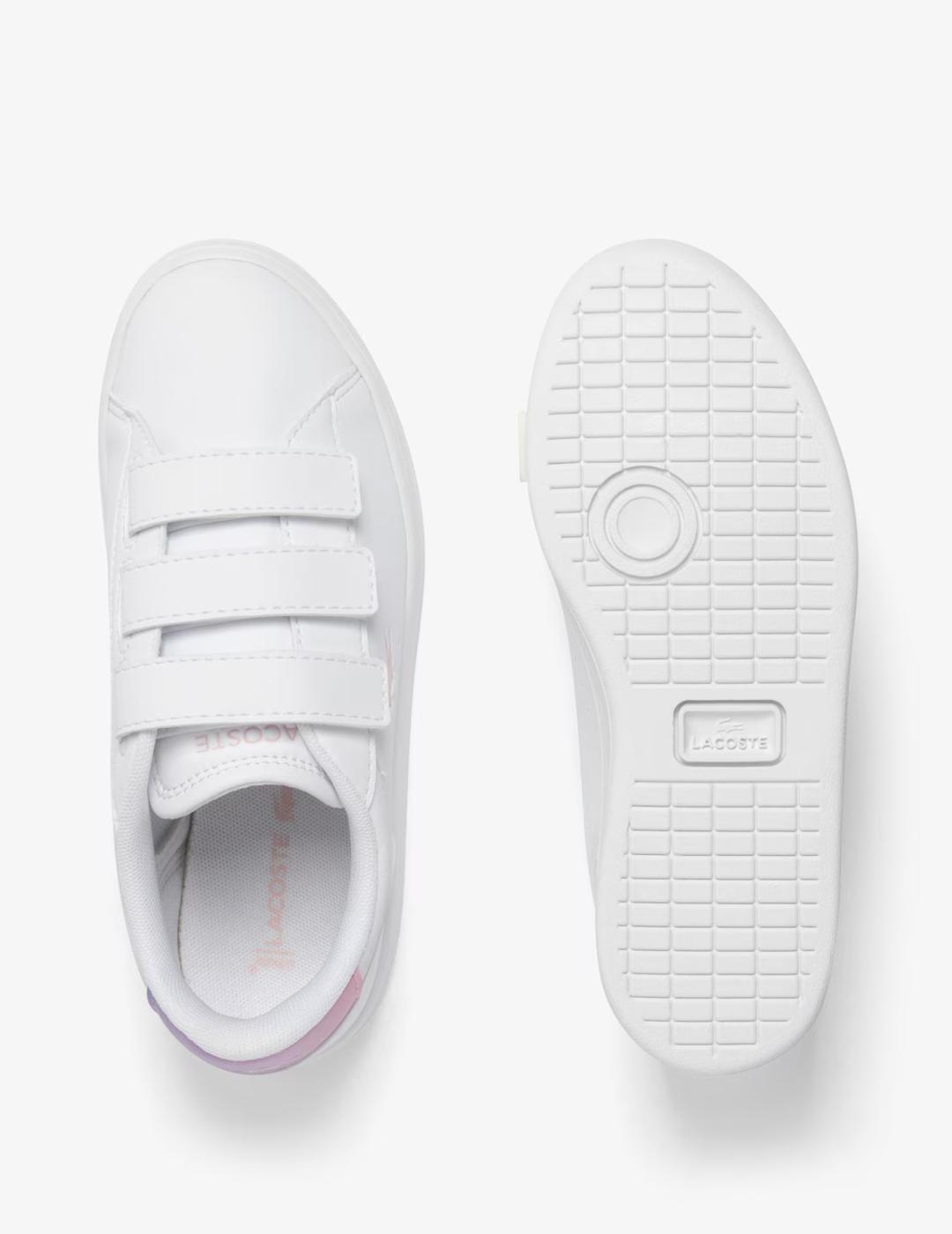 LACOSTE ZAPATILLA ROSA CARNABY SET 225