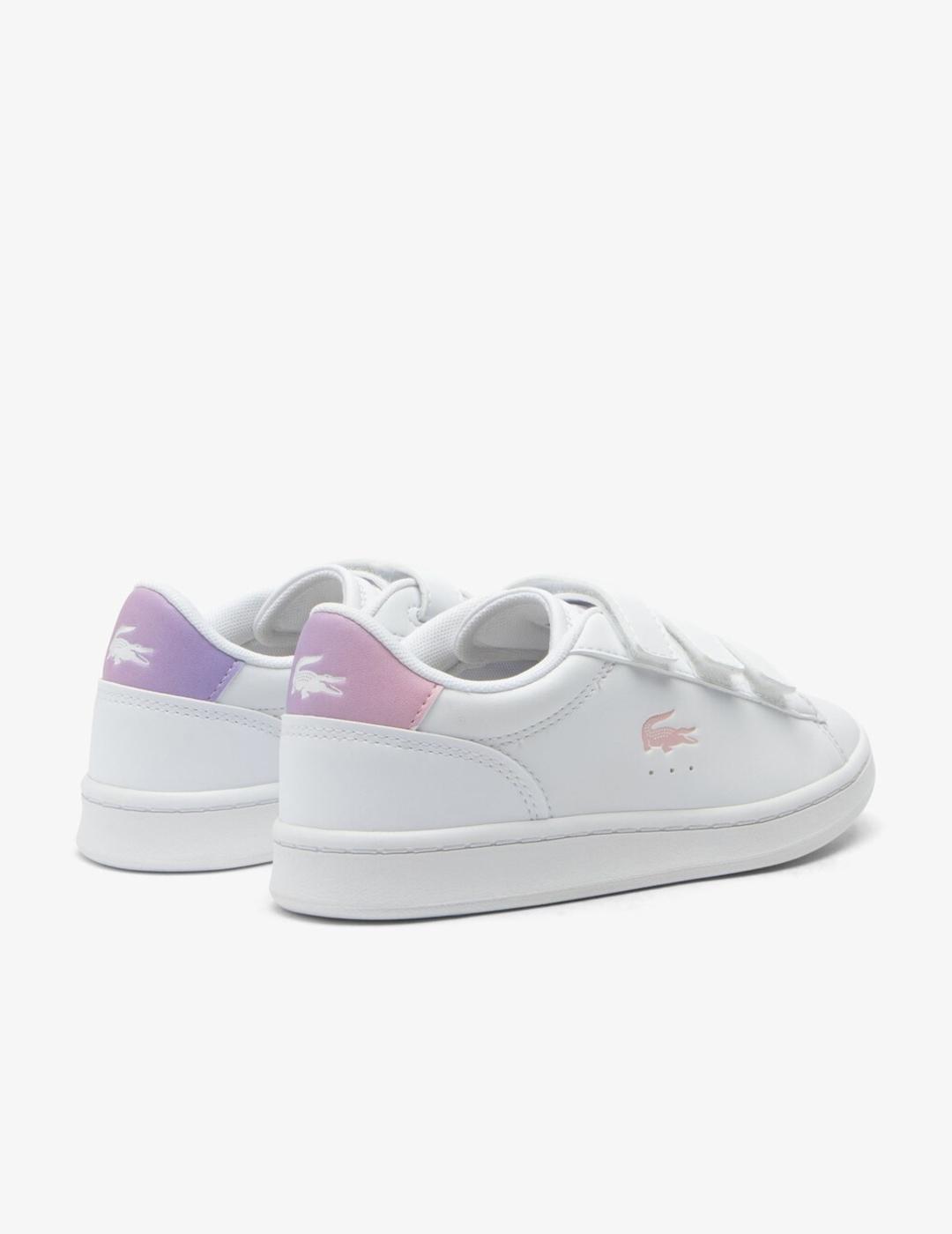 LACOSTE ZAPATILLA ROSA CARNABY SET 225