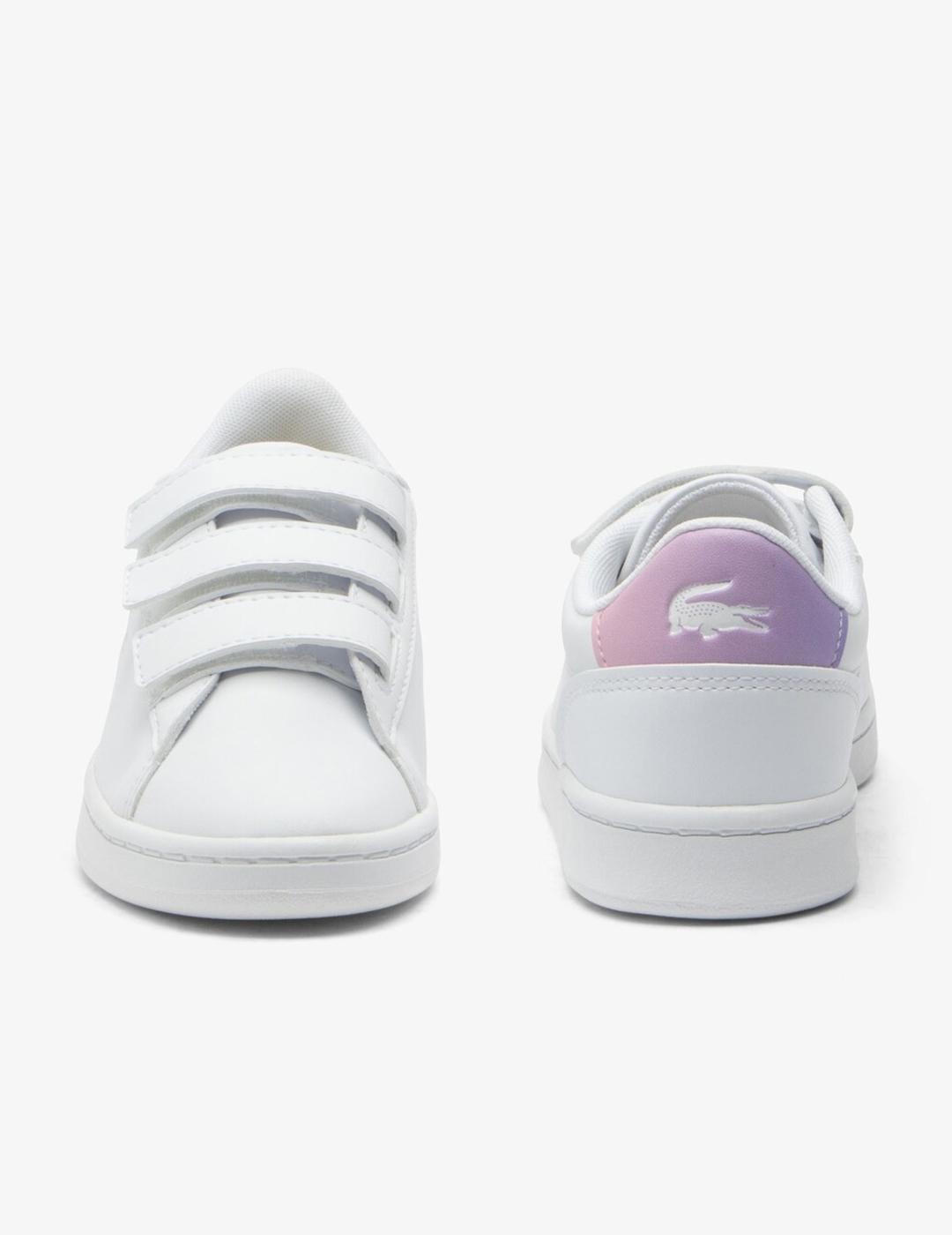 LACOSTE ZAPATILLA ROSA CARNABY SET 225