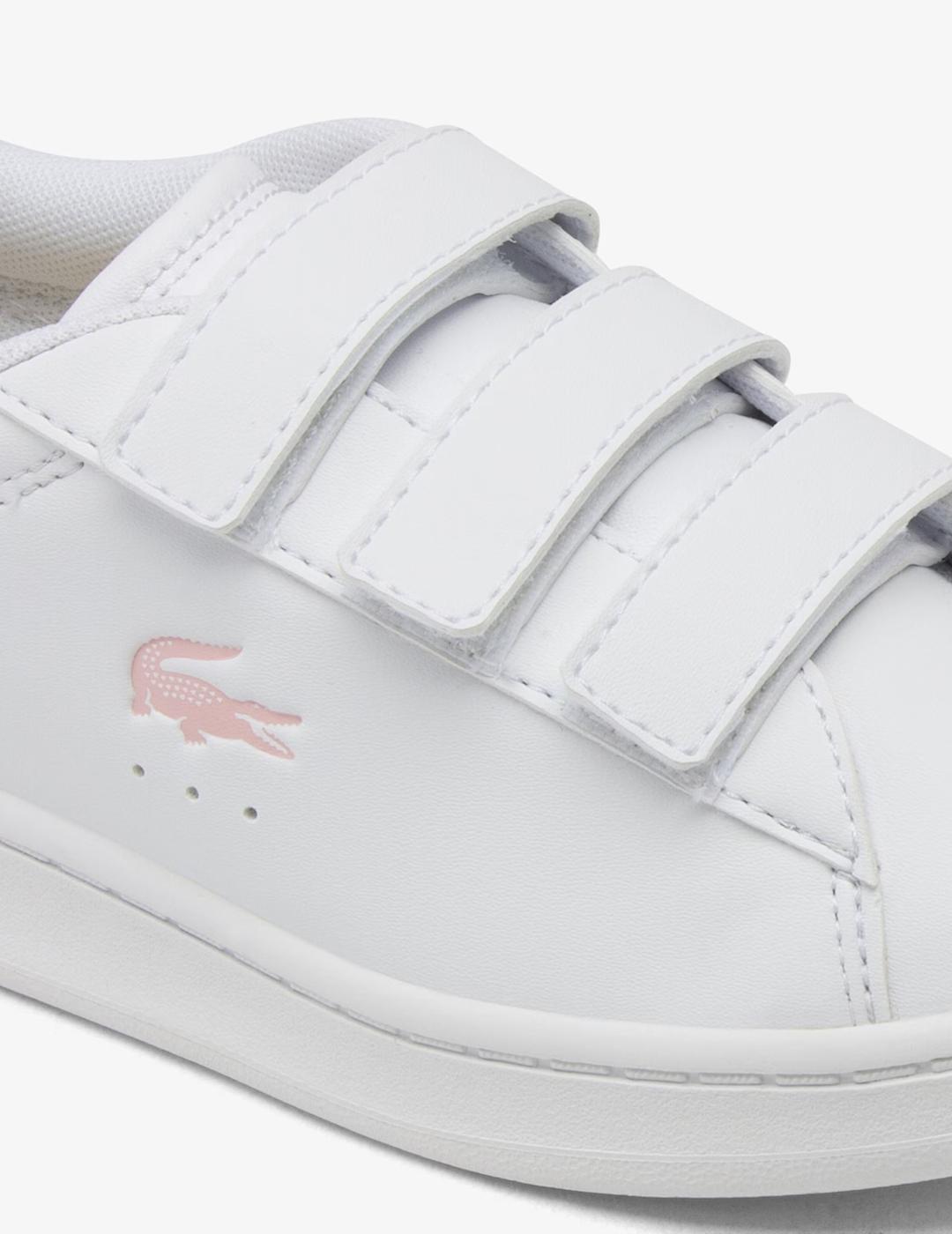LACOSTE ZAPATILLA ROSA CARNABY SET 225