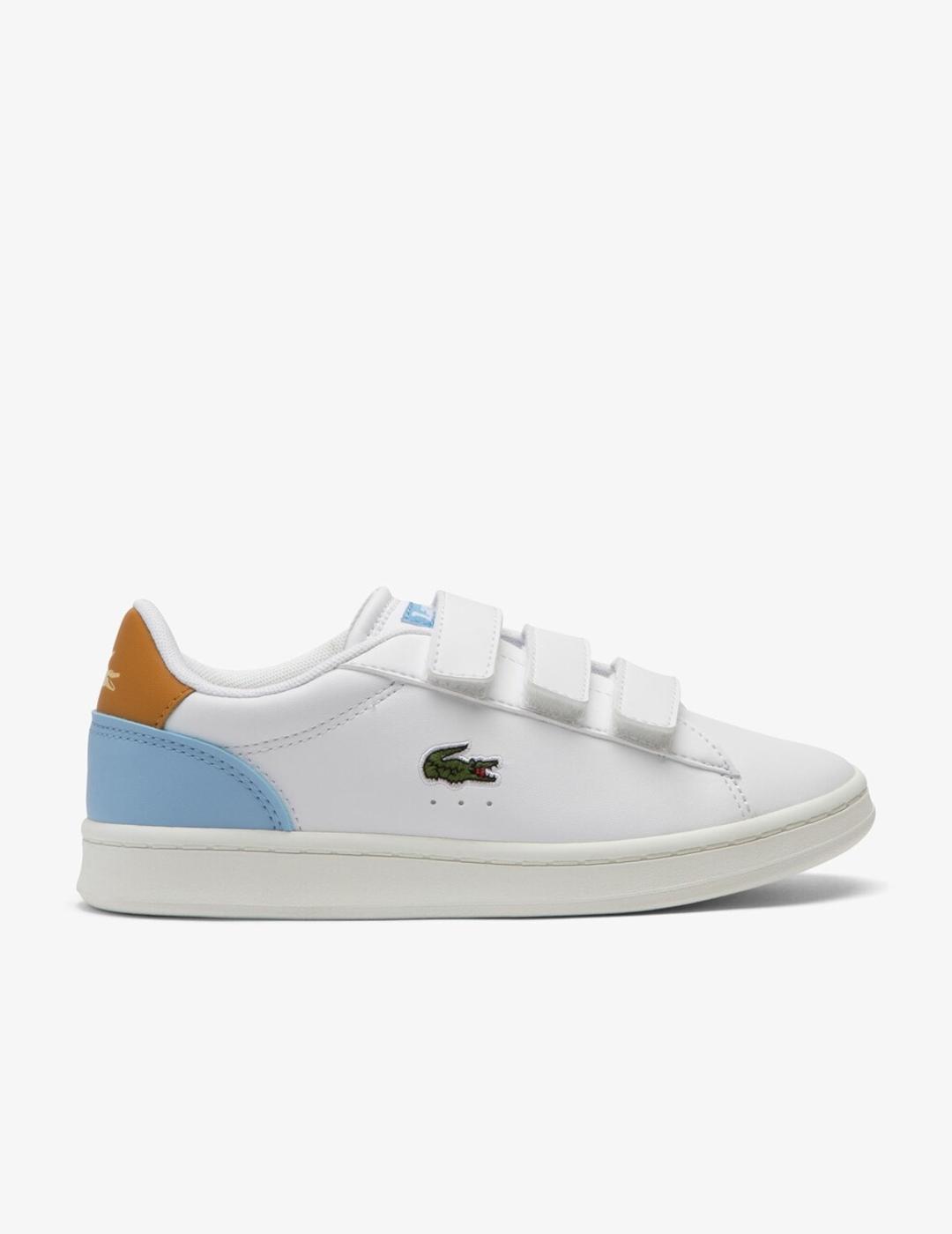 LACOSTE ZAPATILLA BLANCA CARNABY SET 225