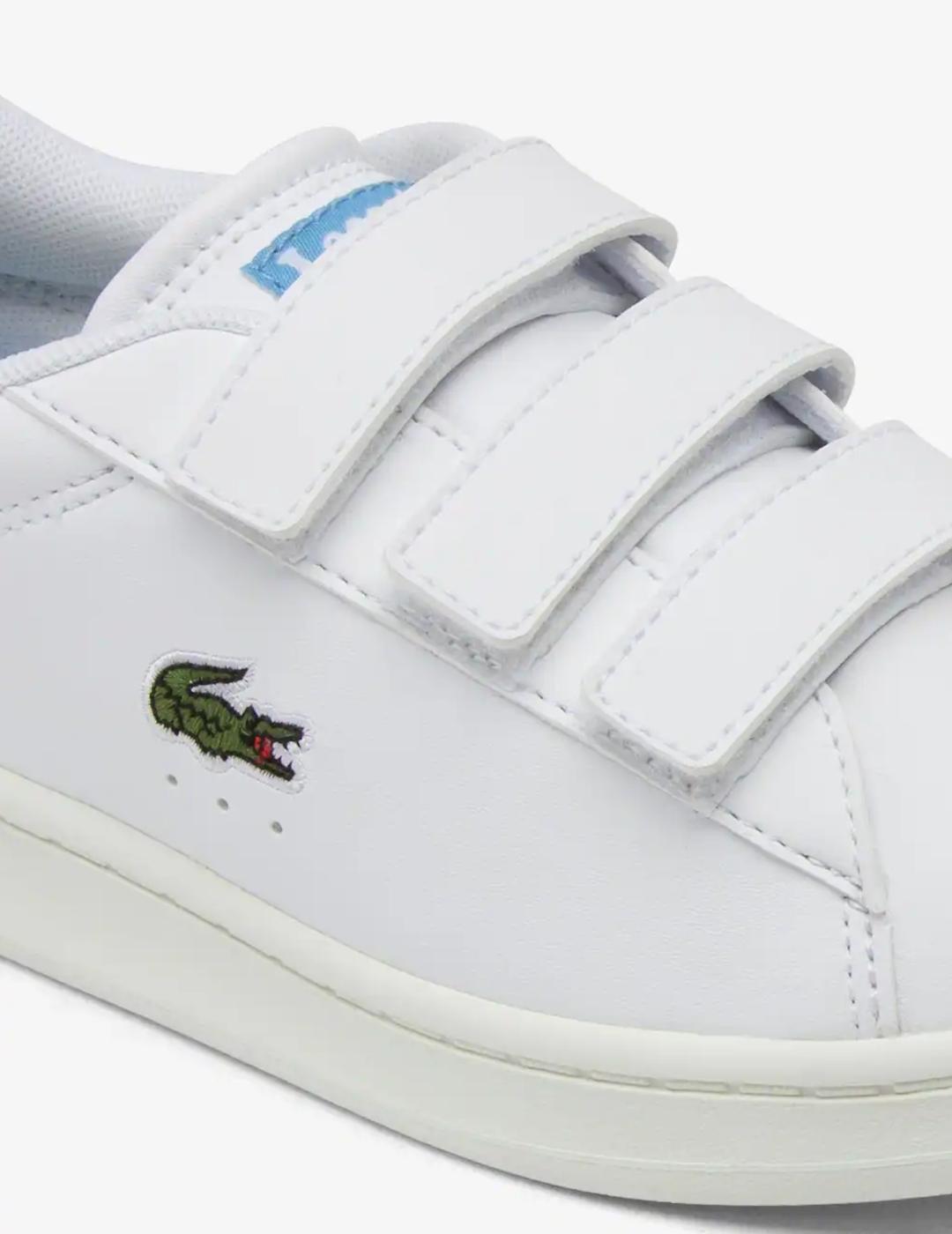 LACOSTE ZAPATILLA BLANCA CARNABY SET 225