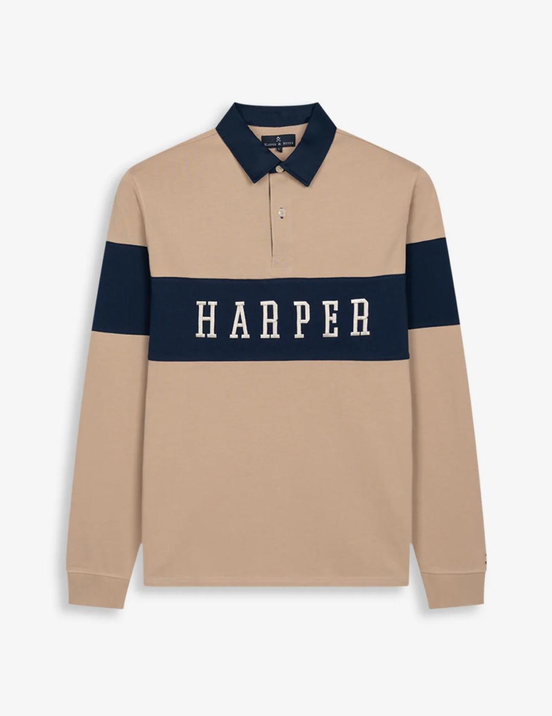 HARPER POLO TOSTADO M/L VINTAGE