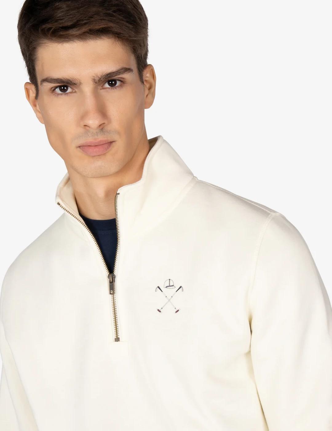 HARPER SUDADERA ZIP RAW GOLDEN STATE