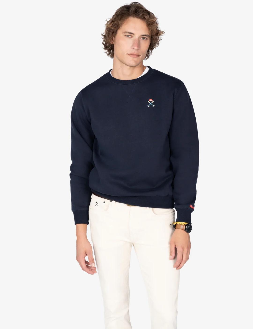 HARPER SUDADERA MARINO GLACIER