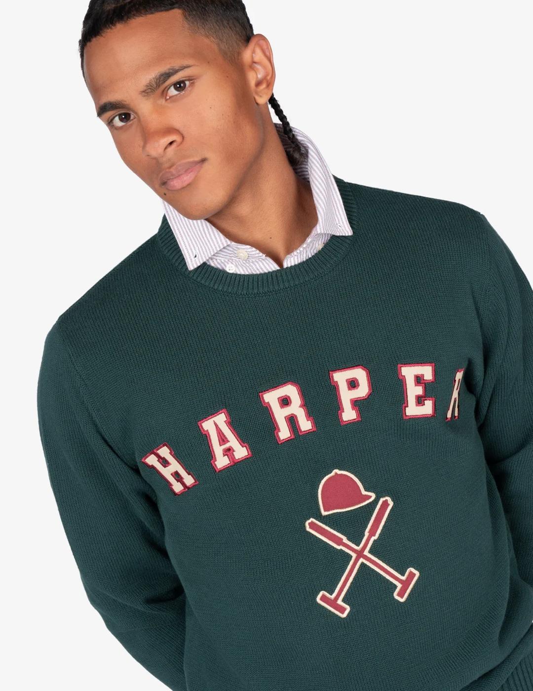 HARPER JERSEY RETRO VERDE