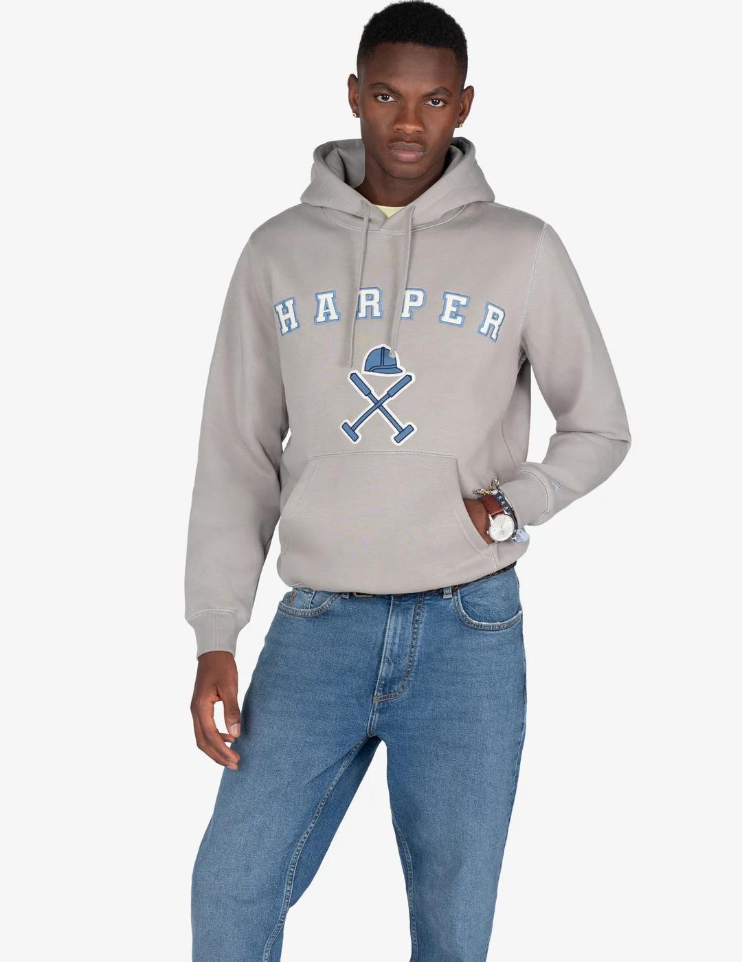 HARPER HOODIE RETRO GRIS