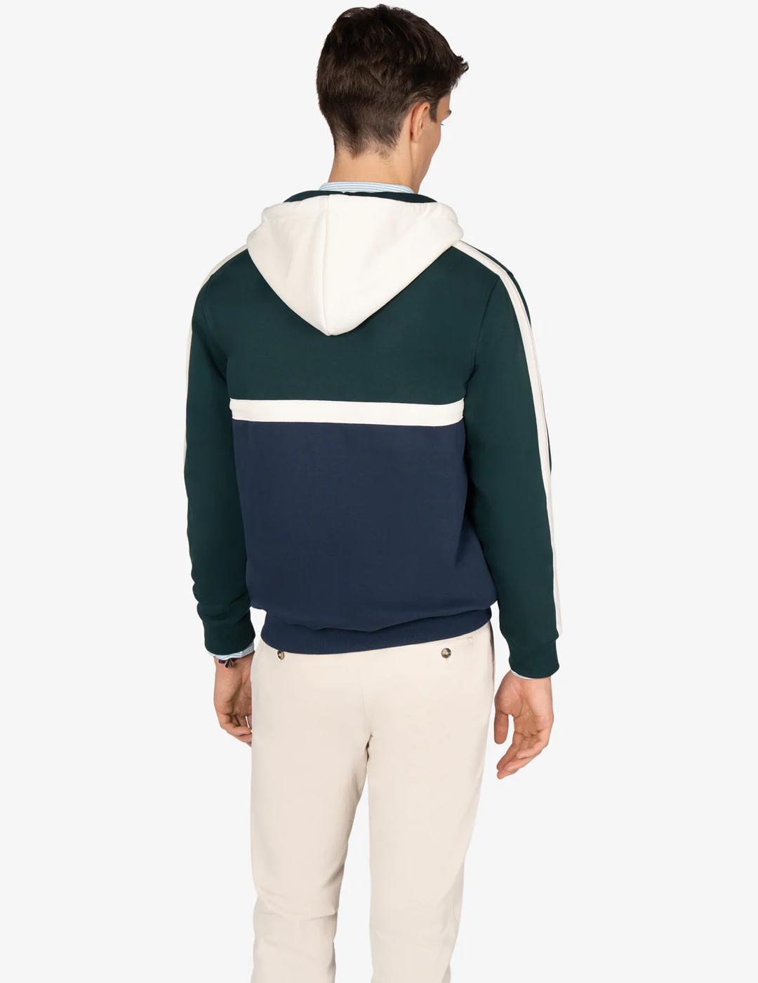 HARPER HOODIE CREMALLERA BETA VERDE