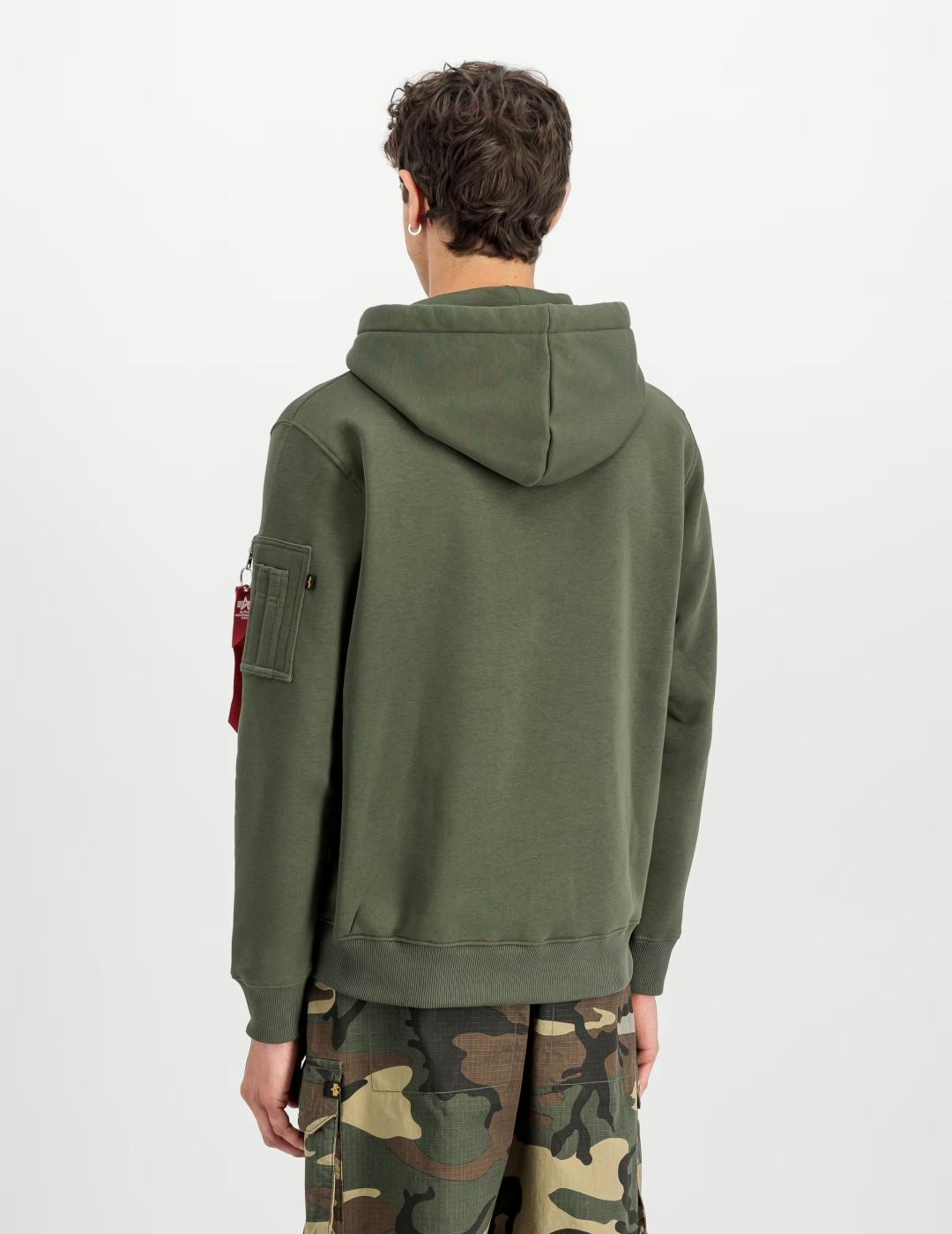 ALPHA HOODIE DARK OLIVE