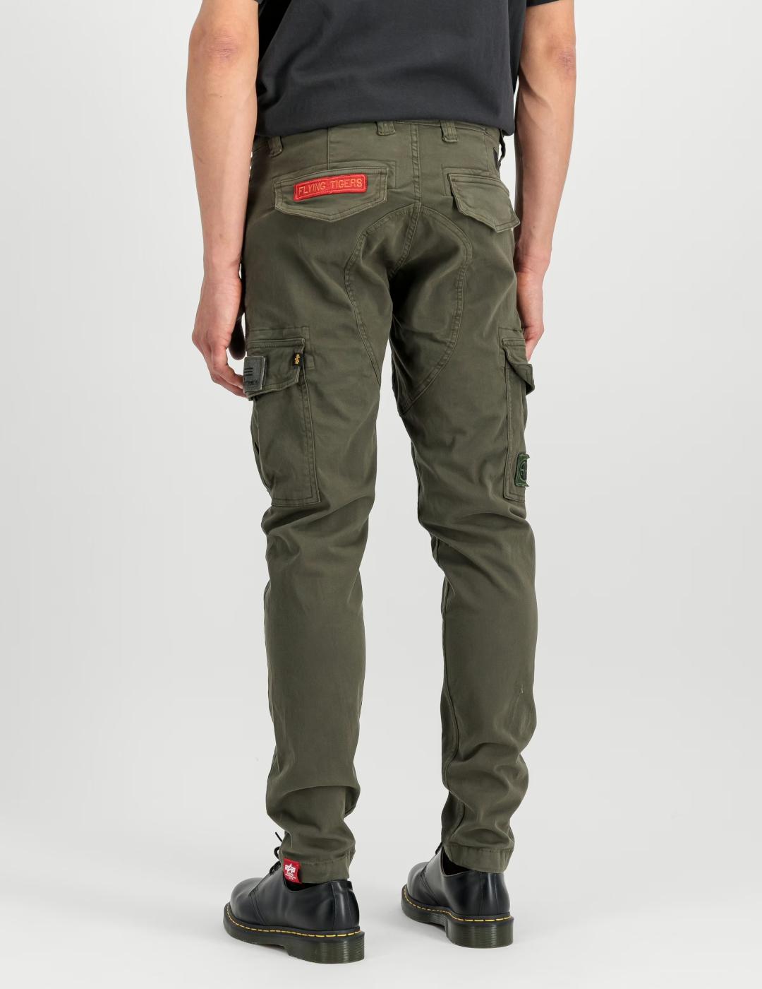ALPHA PANT PETROL PATCH BLACK OLIVA