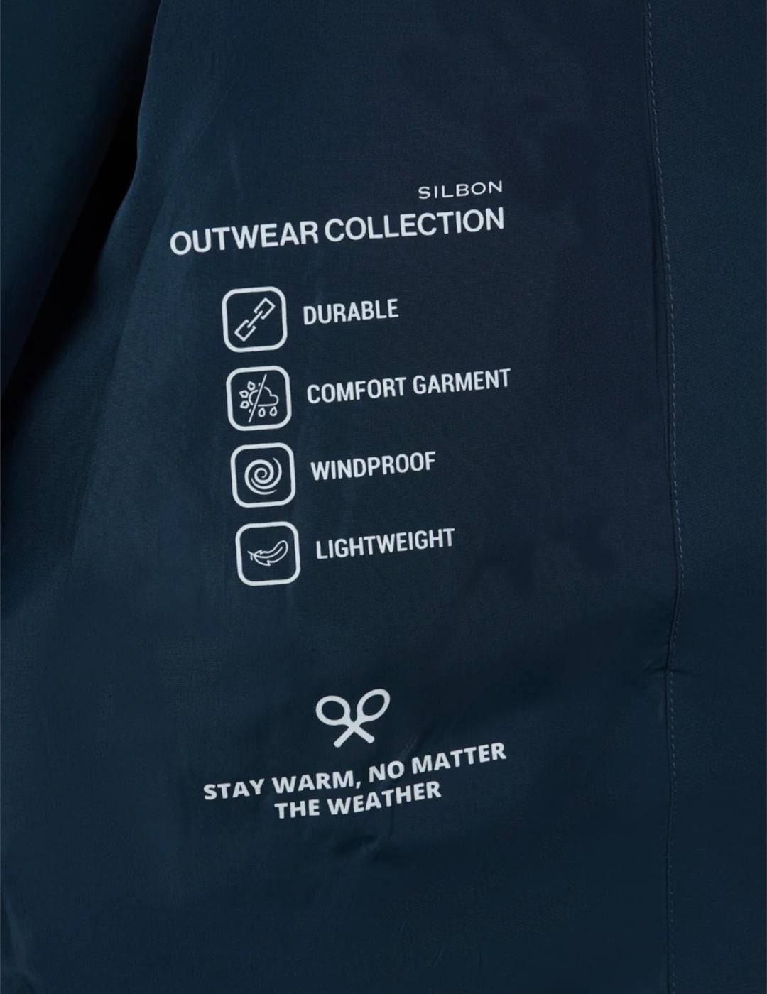 SILBON CHAQUETA MARINO CORTAVIENTOS