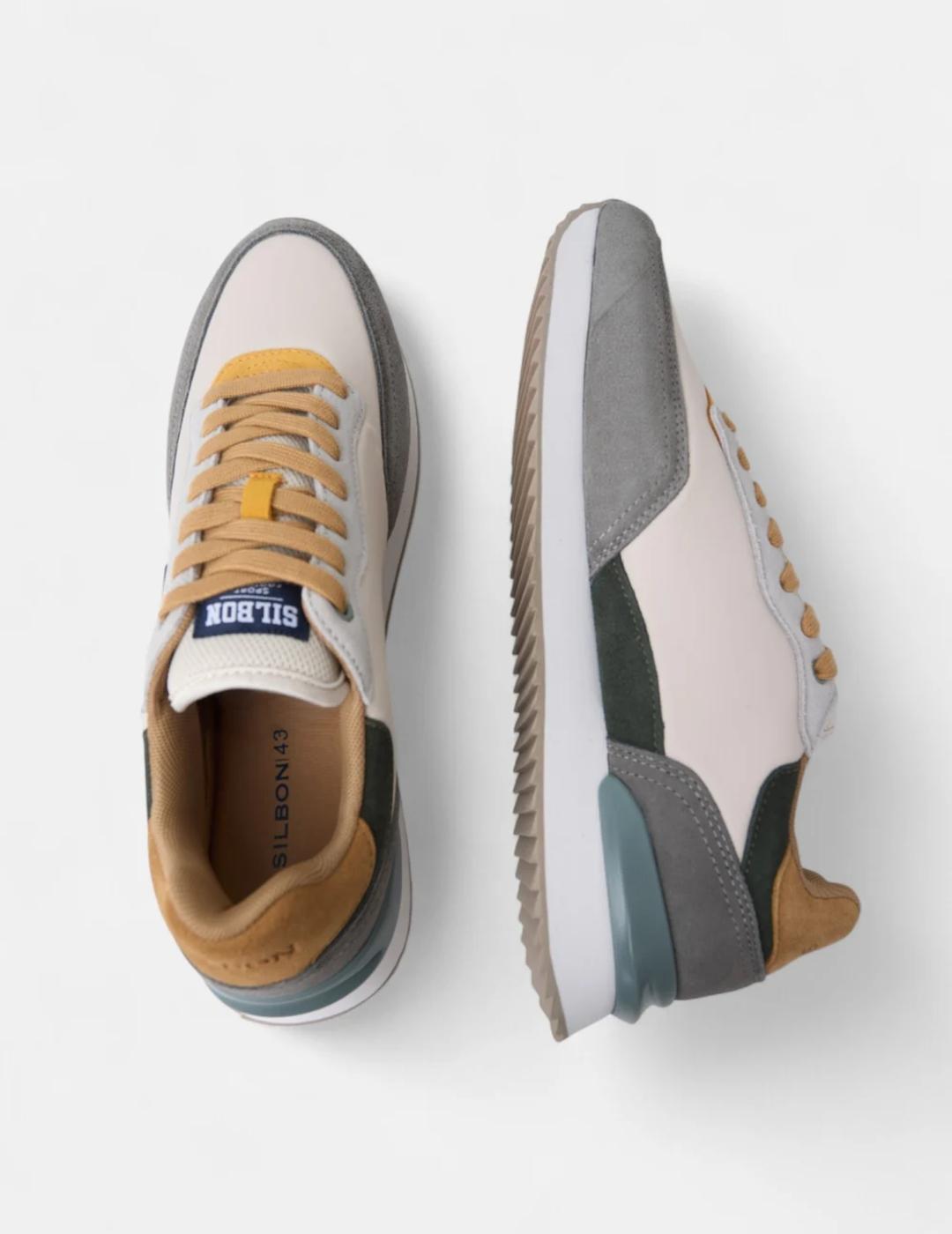 SILBON ZAPATILLA GRIS RUNNING