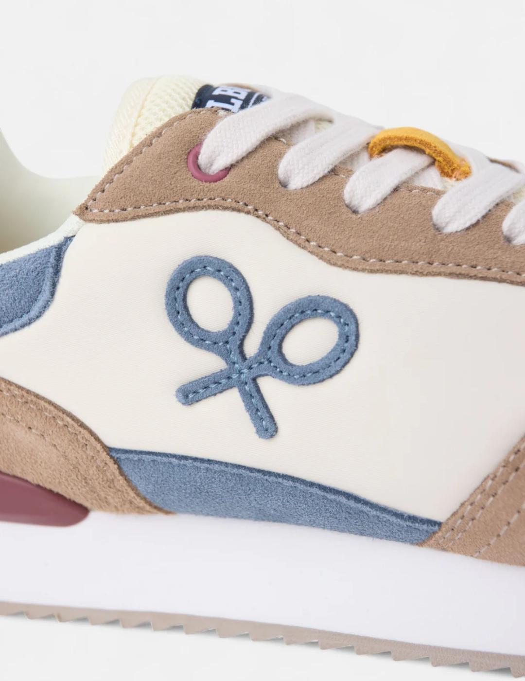 SILBON ZAPATILLA BEIGE RUNNING